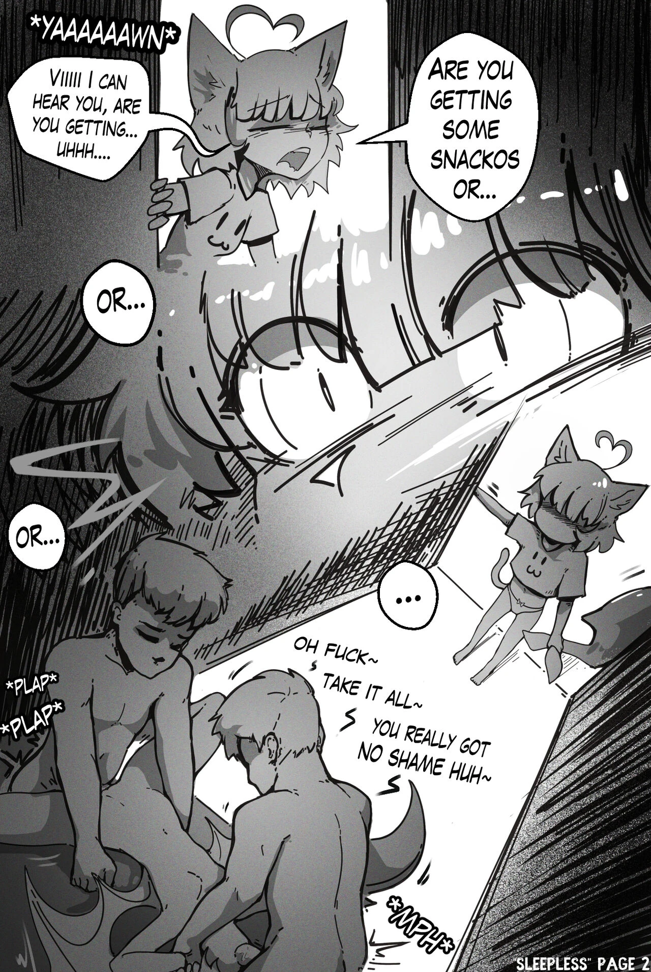 Sleepless porn comic picture 4