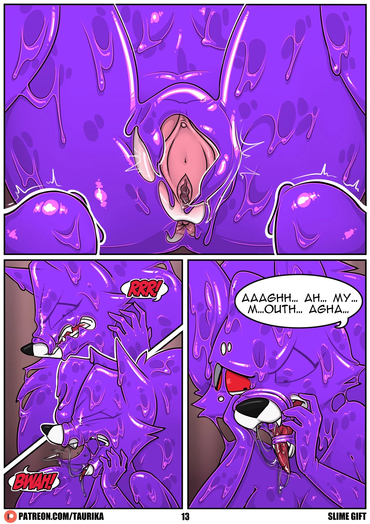 Slime Gift porn comic picture 13