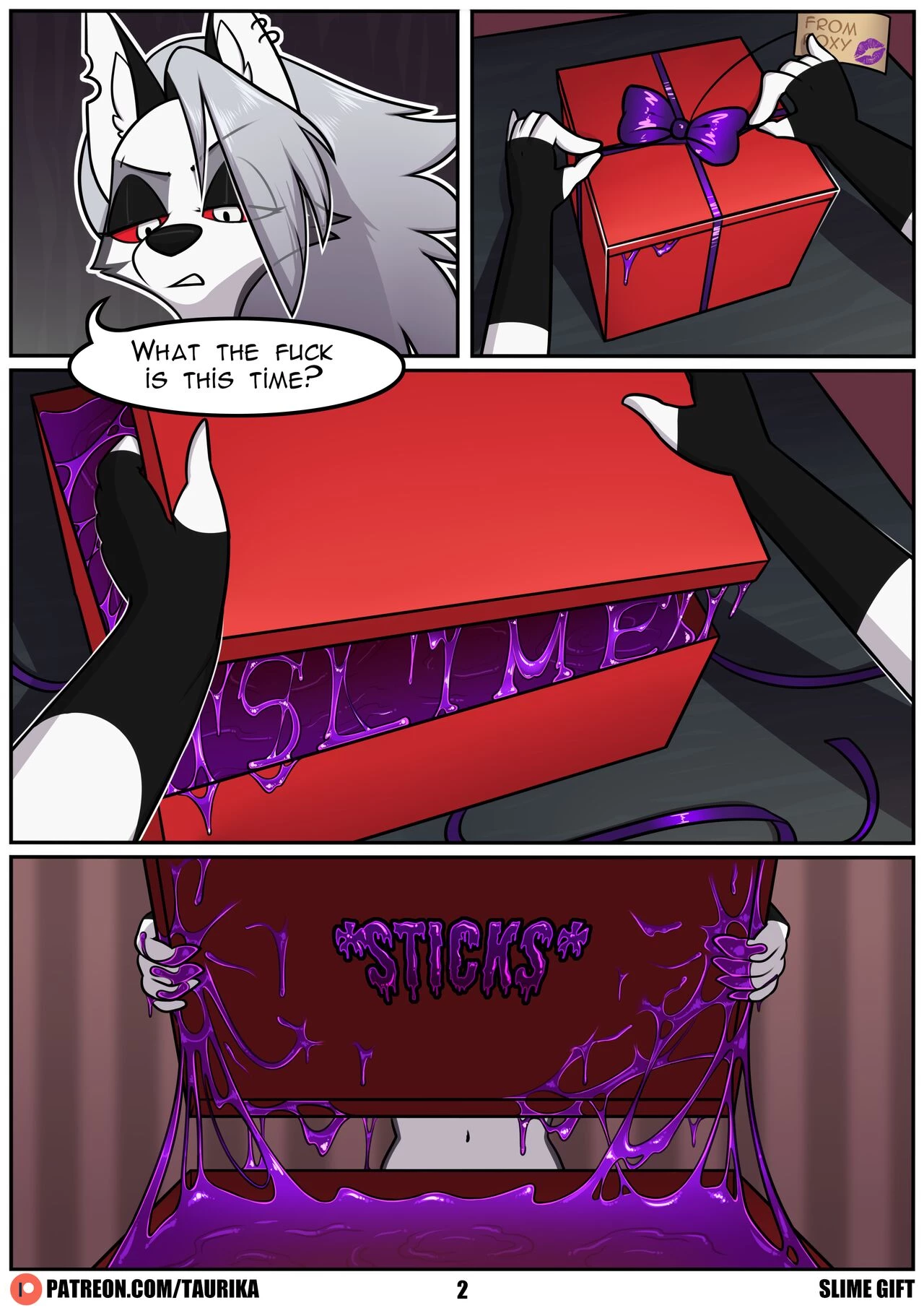 Slime Gift porn comic picture 2