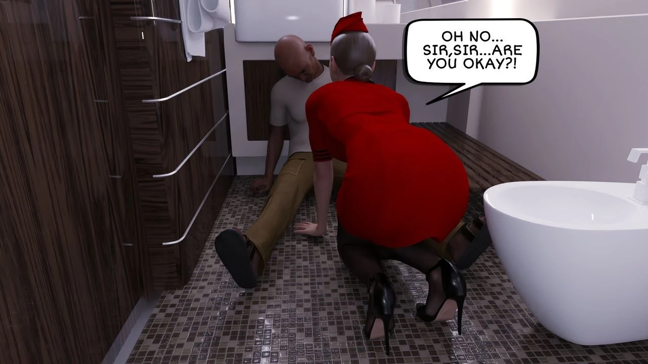 Slime On The Plane porn comic picture 16