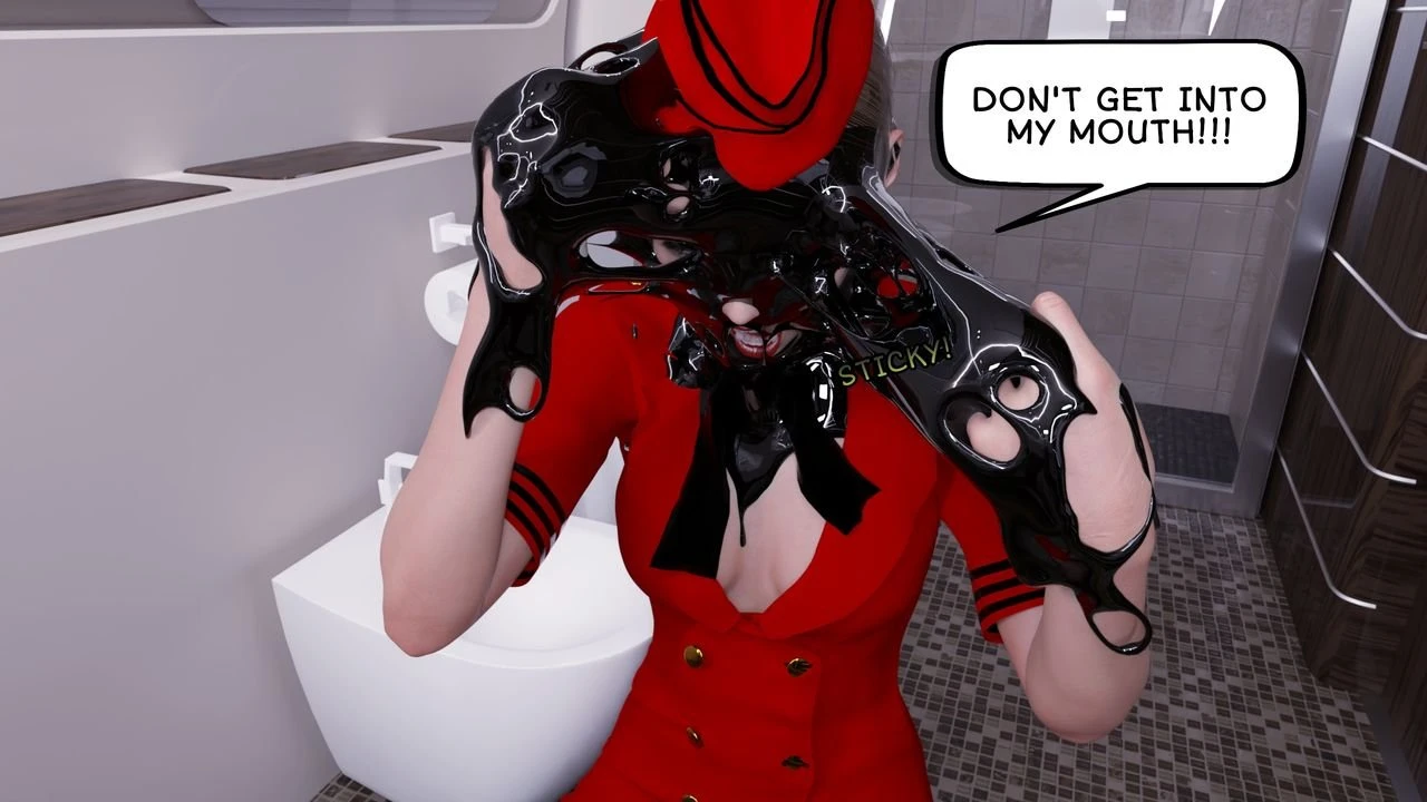 Slime On The Plane porn comic picture 26