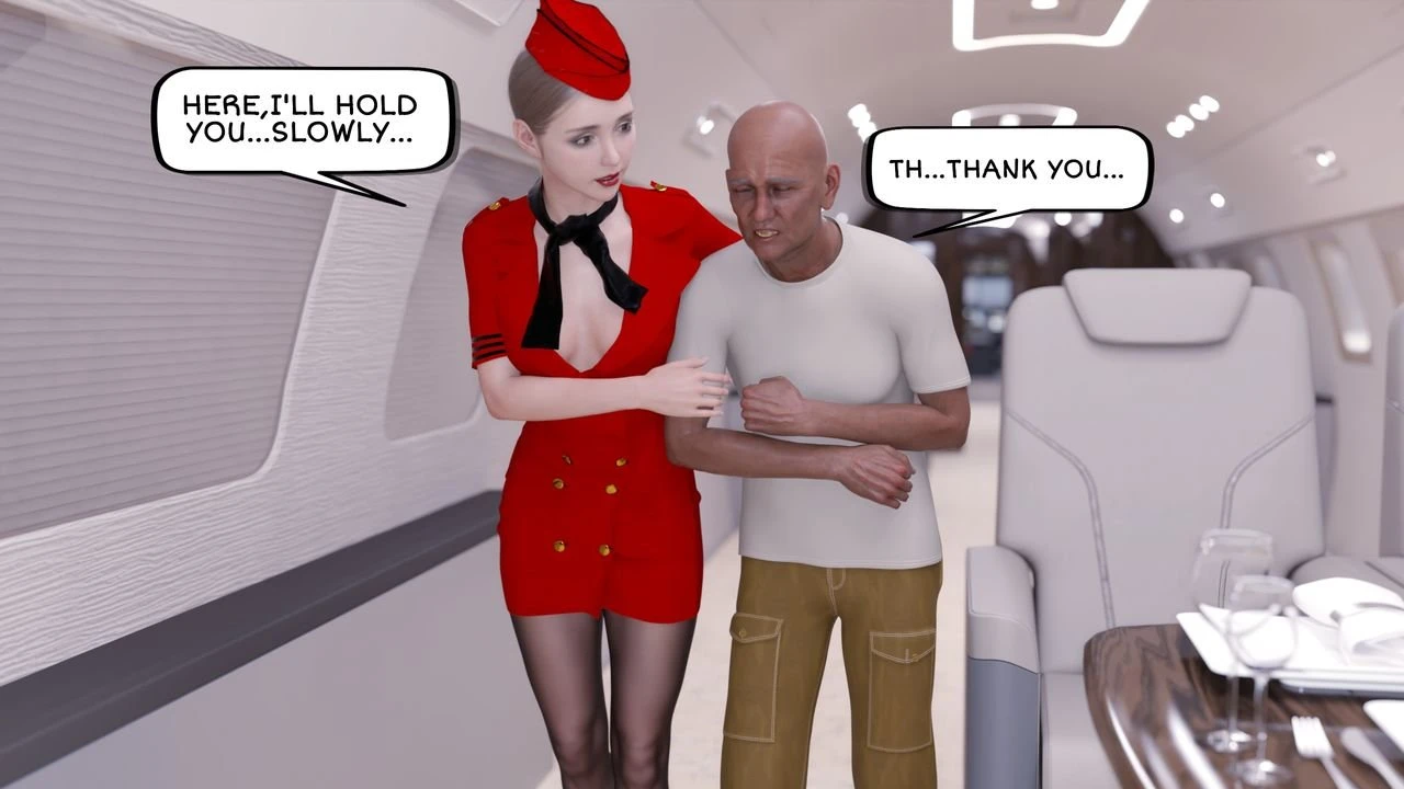 Slime On The Plane porn comic picture 5