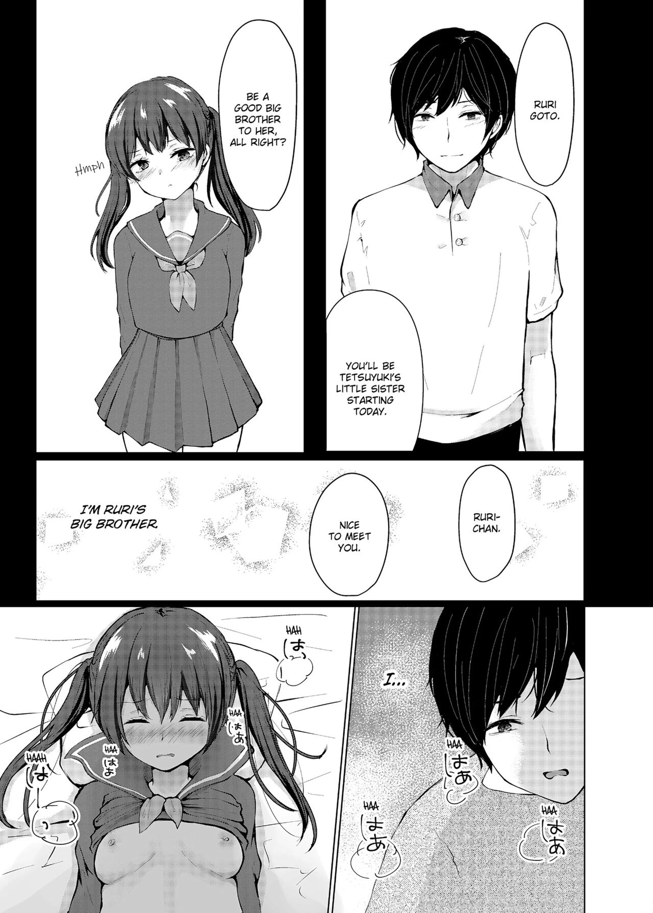 Slipping It Inside My Little Sister porn comic picture 19