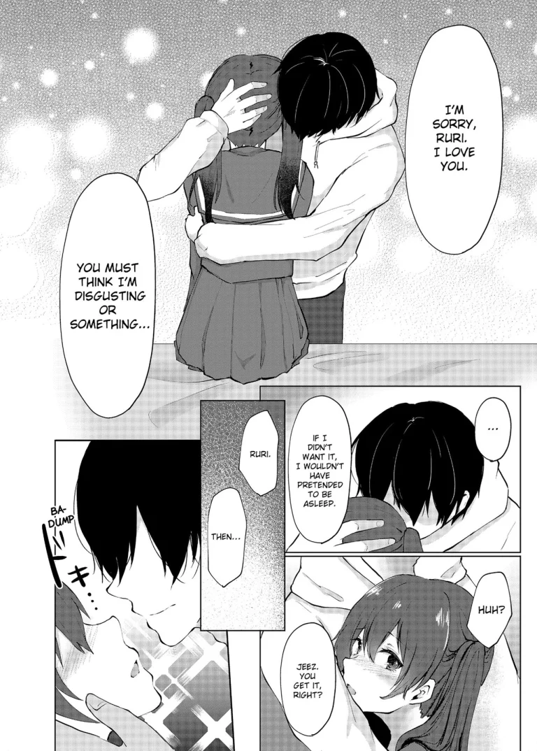 Slipping It Inside My Little Sister porn comic picture 34