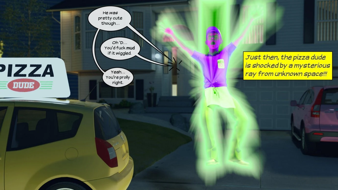 Slumber Party Invasion porn comic picture 4