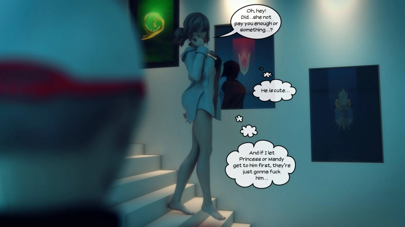 Slumber Party Invasion porn comic picture 5