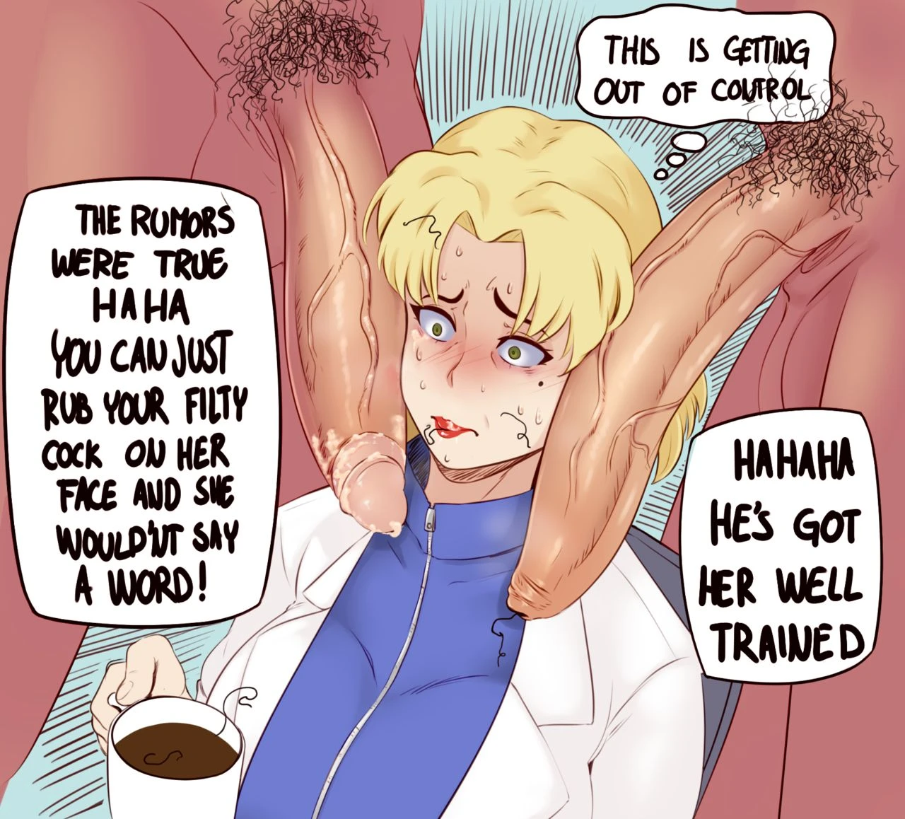 Smegma + stray pubic hair porn comic picture 16