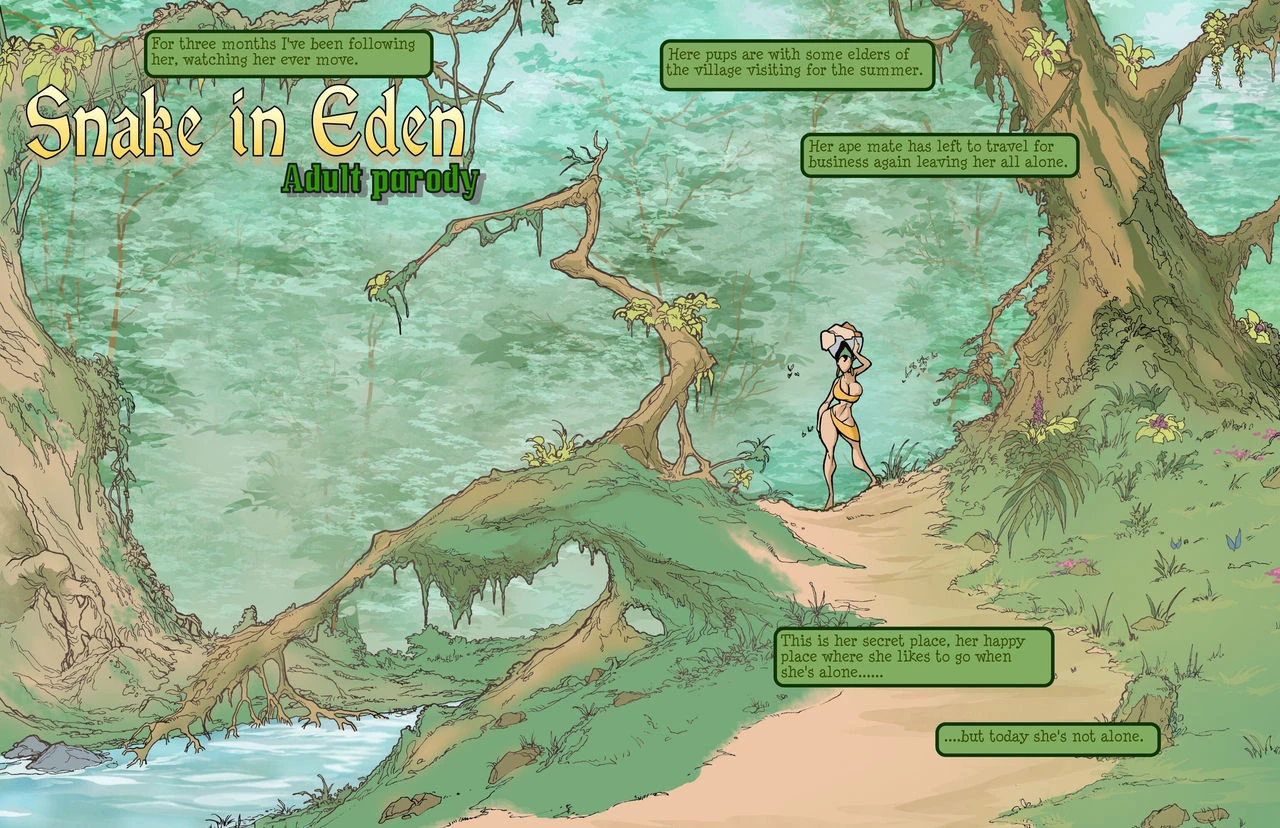 Snake in Eden porn comic picture 2