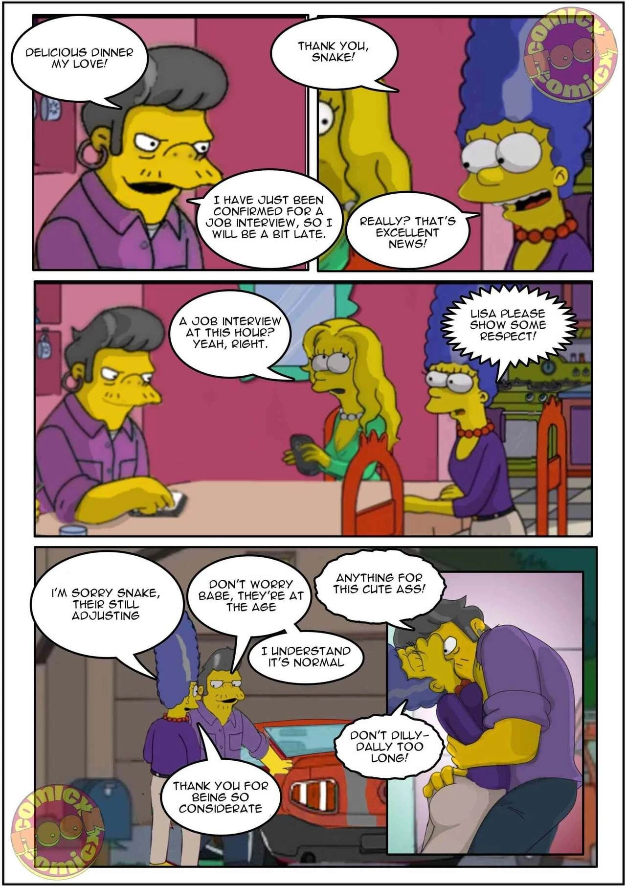 Snake porn comic picture 3