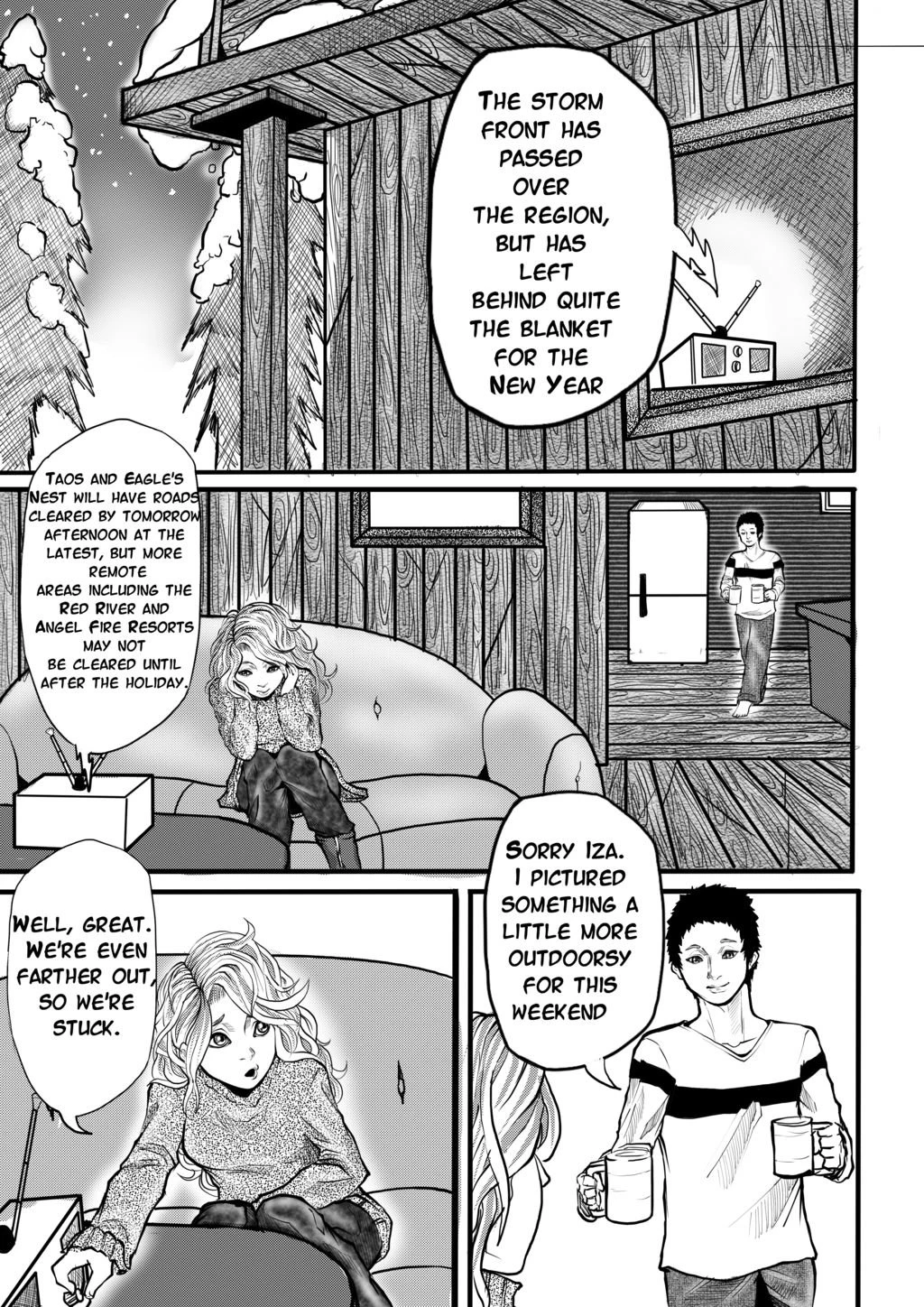 Snowed Inn porn comic picture 1