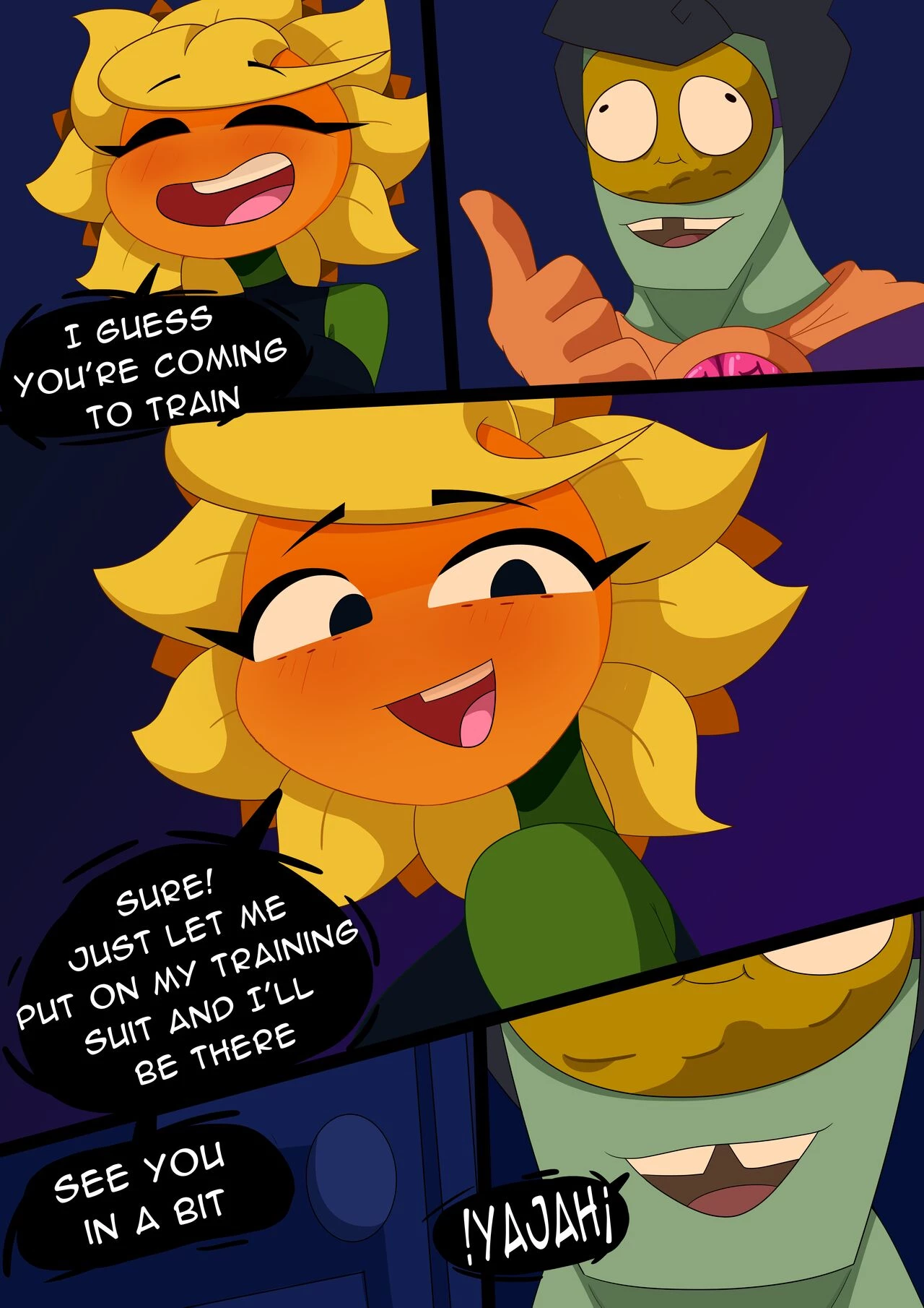 Solar Training porn comic picture 4