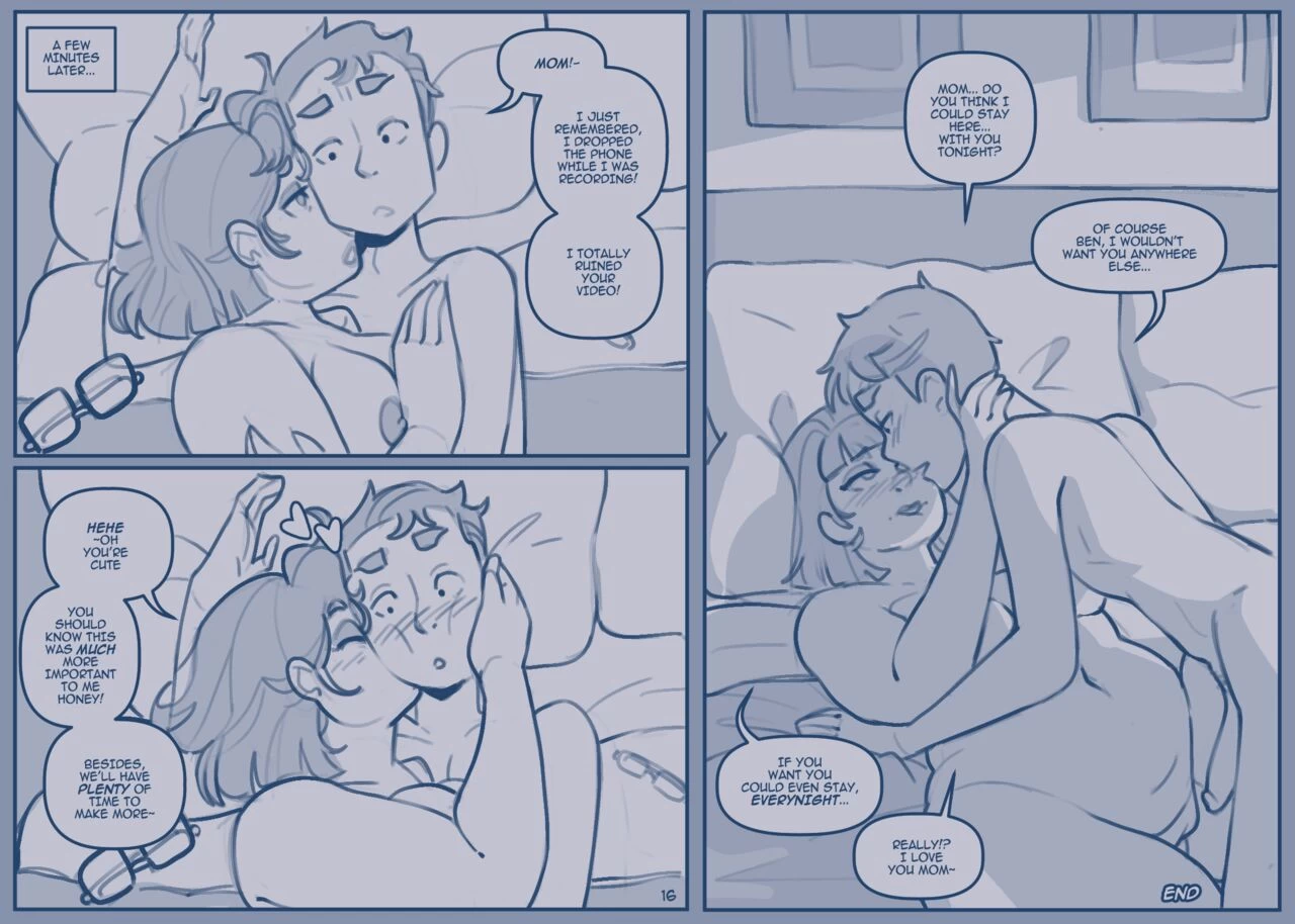 Son finds his mom online porn comic picture 20