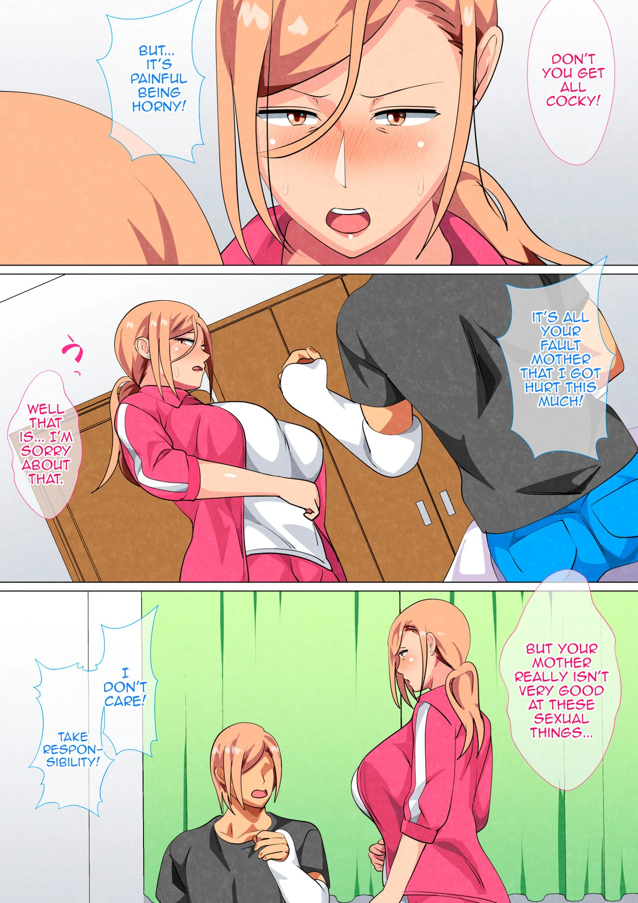 Son Found his Former Delinquent Mother's Weakness | Musuko ni Yowami o Nigirareta Motoyan no Haha porn comic picture 11