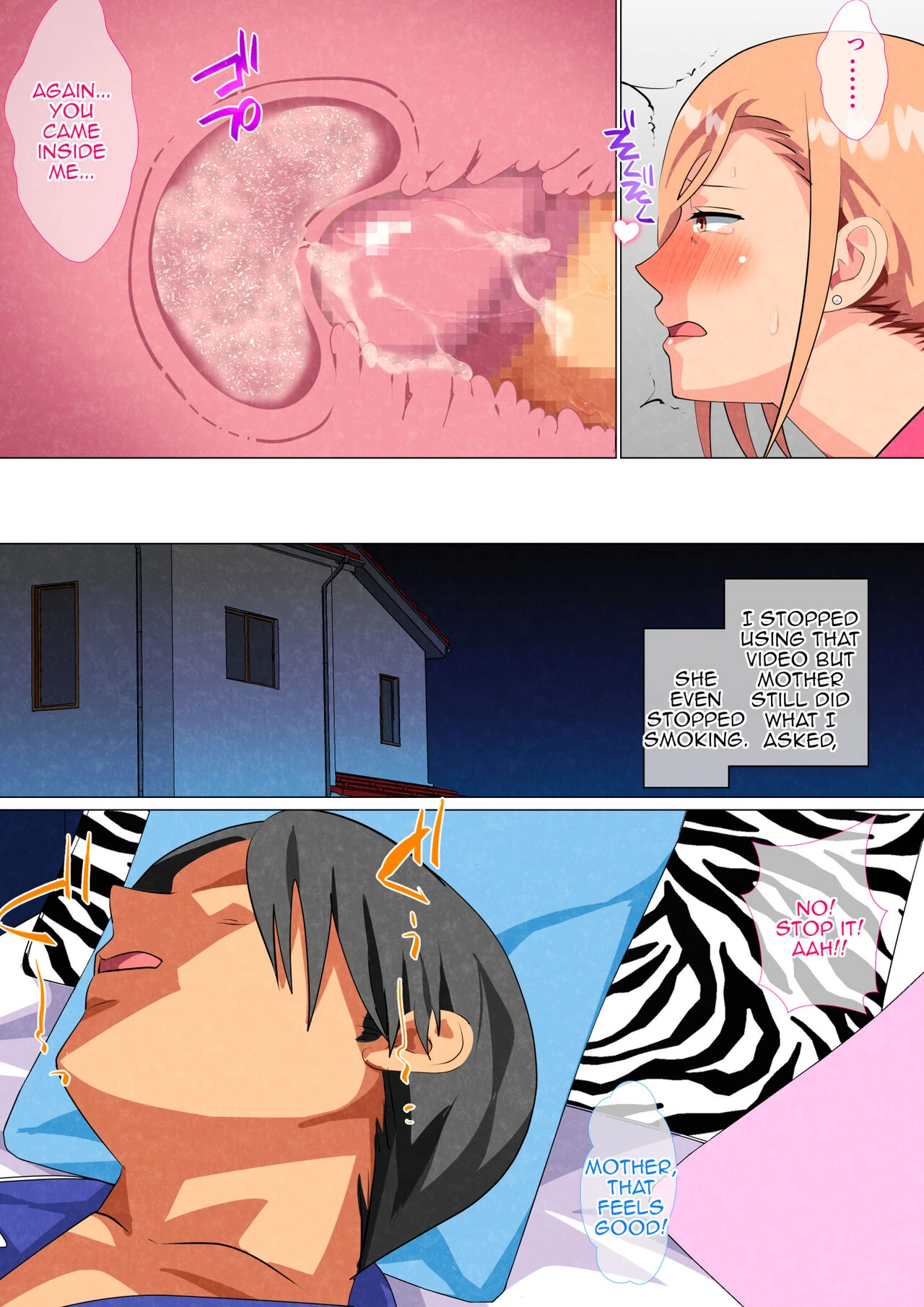 Son Found his Former Delinquent Mother's Weakness | Musuko ni Yowami o Nigirareta Motoyan no Haha porn comic picture 48