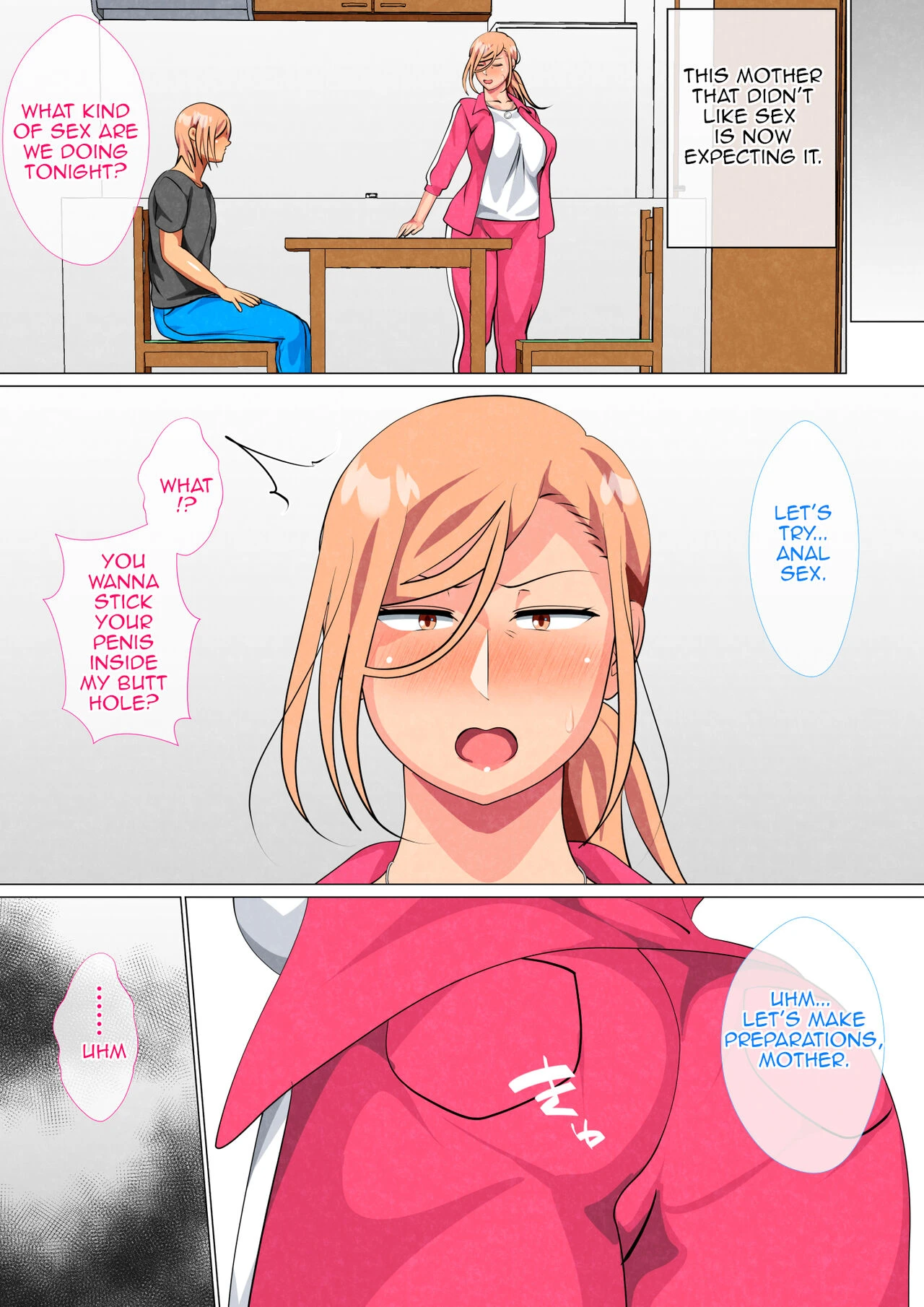 Son Found his Former Delinquent Mother's Weakness | Musuko ni Yowami o Nigirareta Motoyan no Haha porn comic picture 81