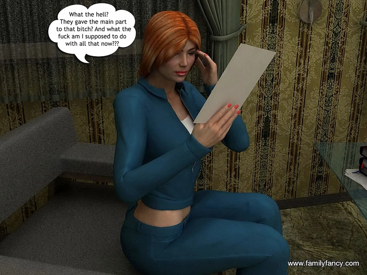 Son Helps Mom Relax porn comic picture 3