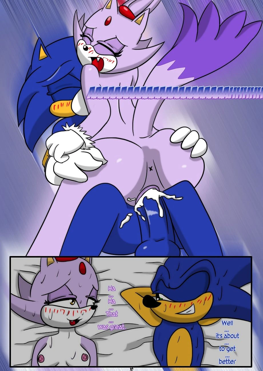Sonic x Blaze porn comic picture 10