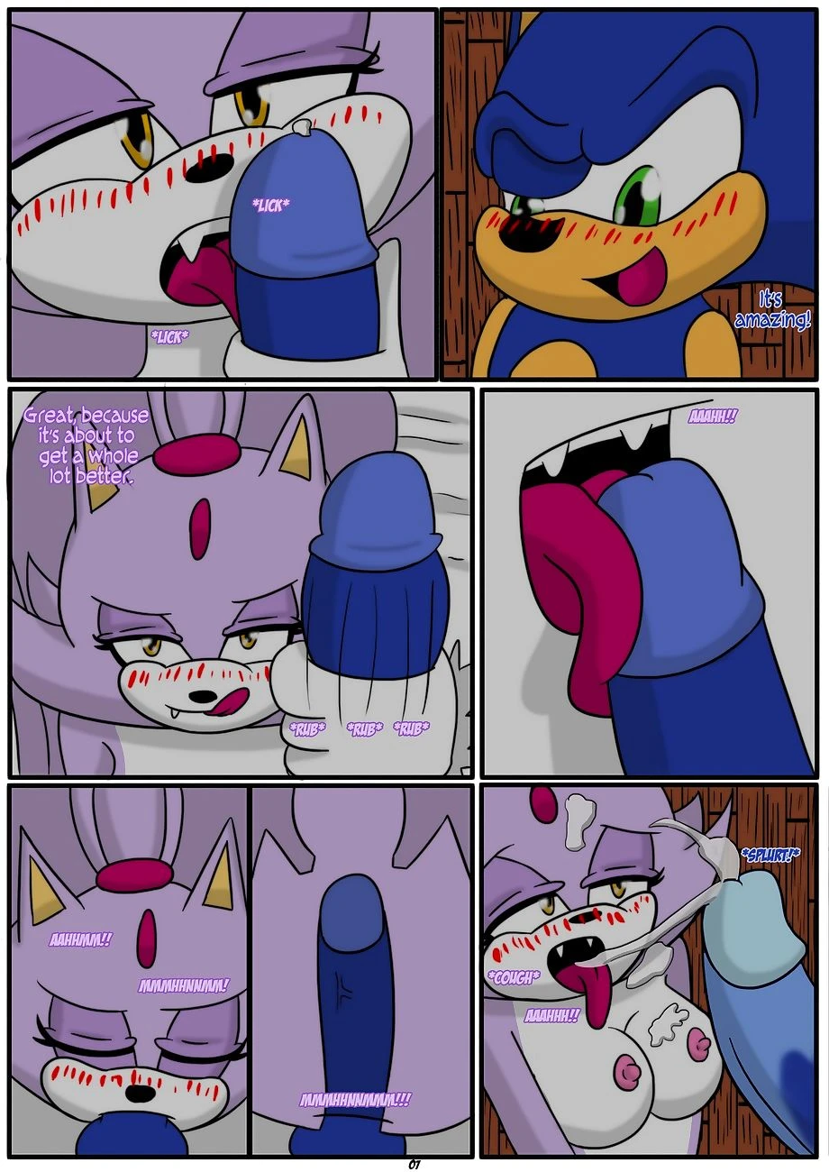Sonic x Blaze porn comic picture 7