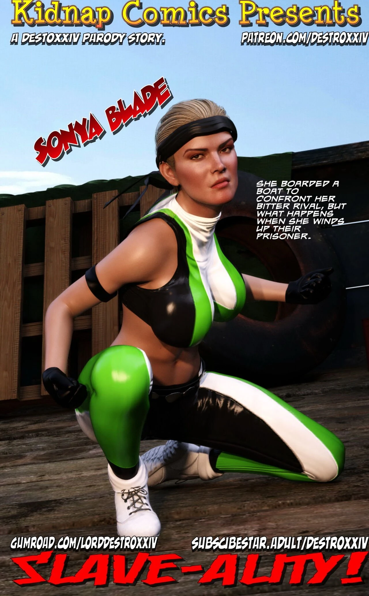 Sonya Blade porn comic picture 1