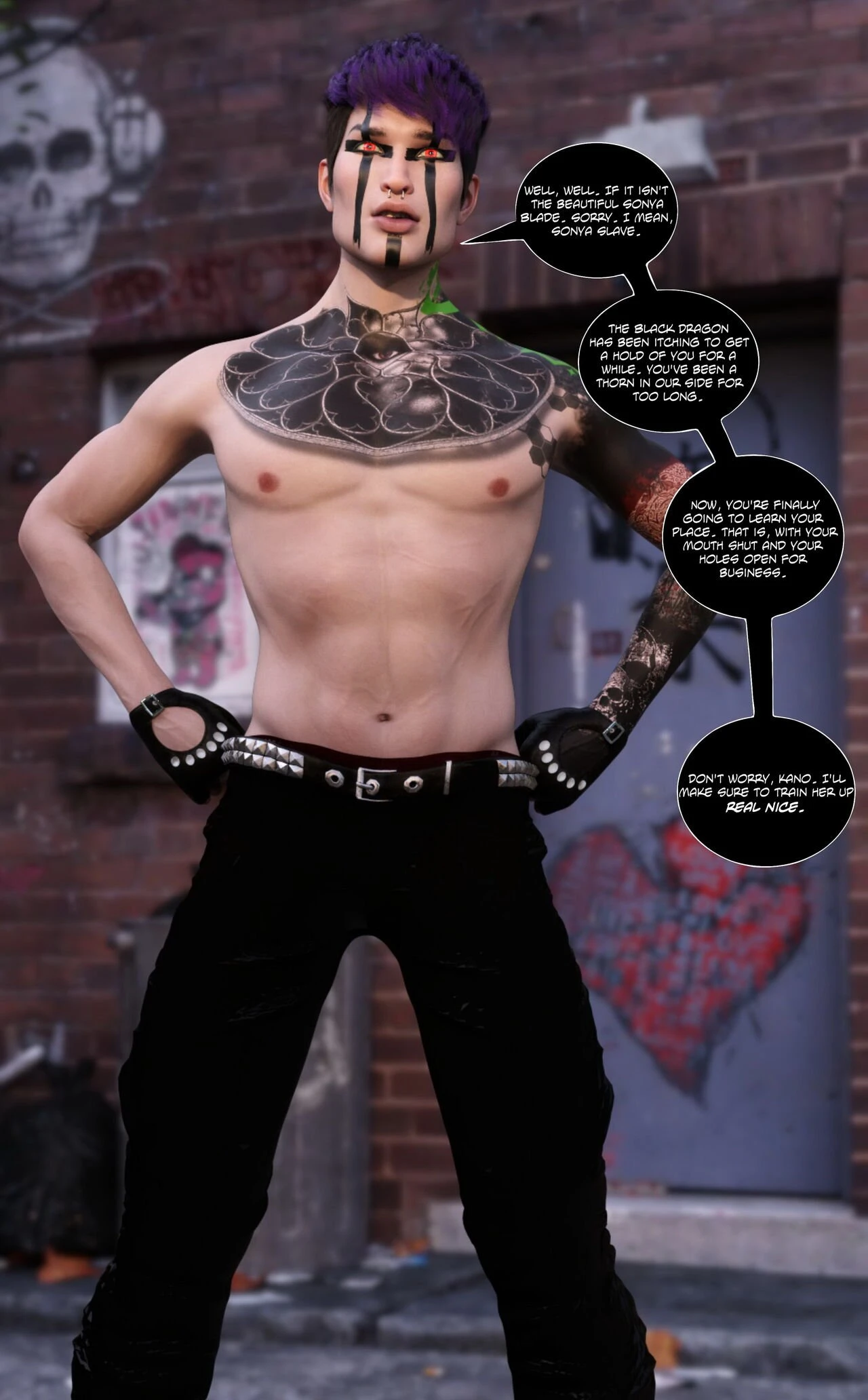 Sonya Blade porn comic picture 11