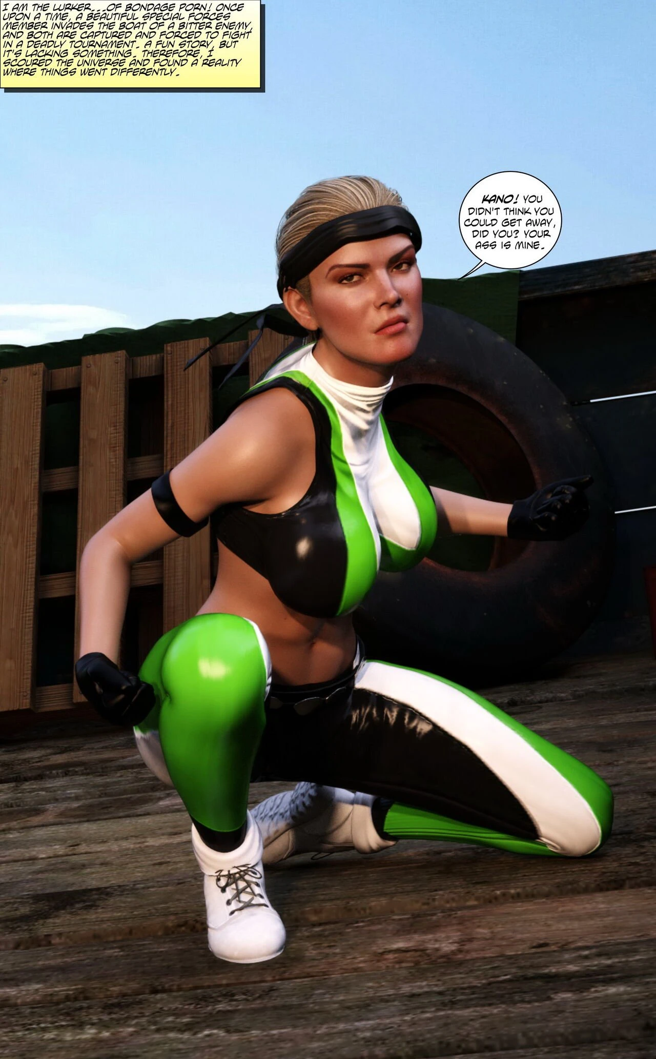 Sonya Blade porn comic picture 2