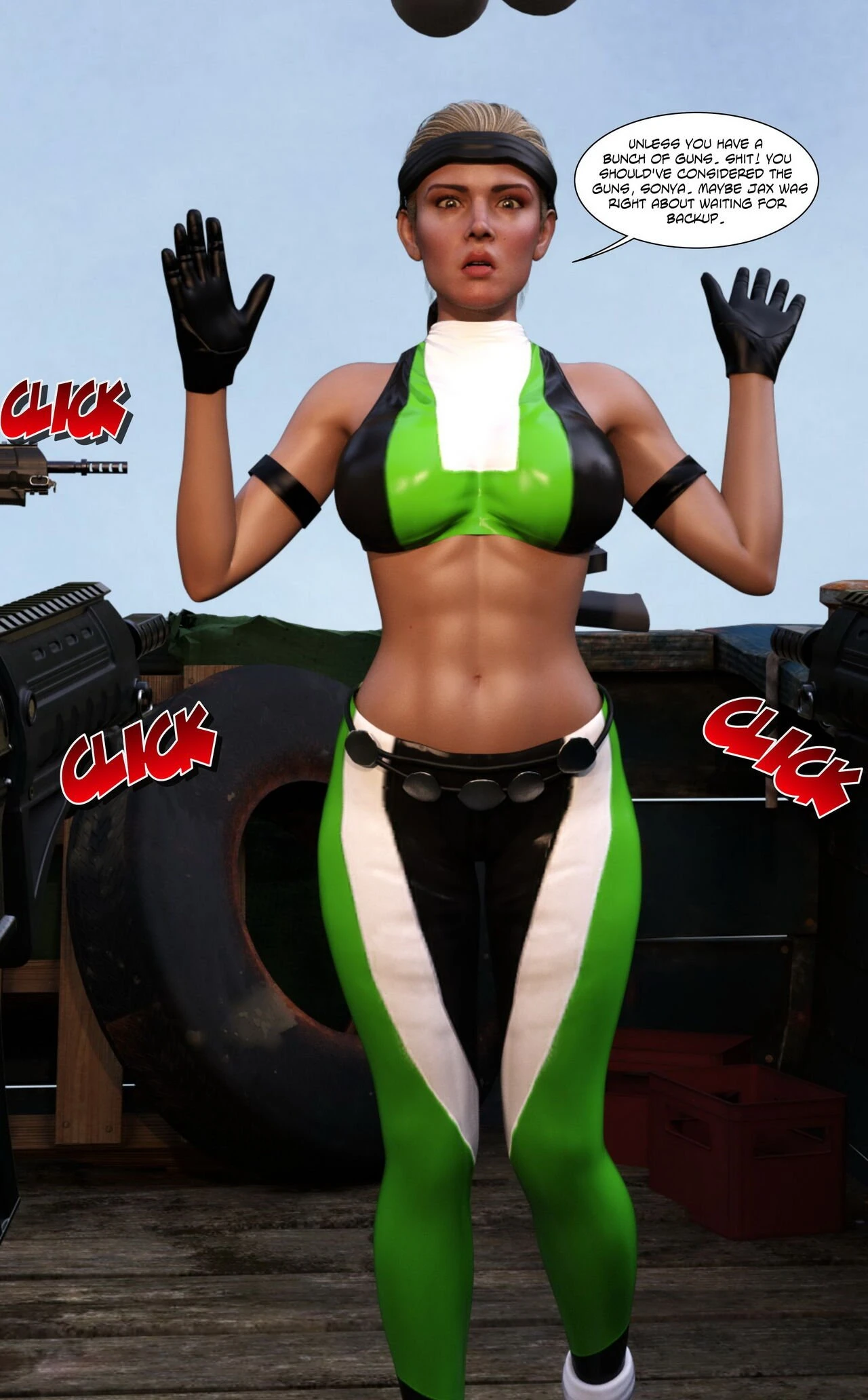 Sonya Blade porn comic picture 4