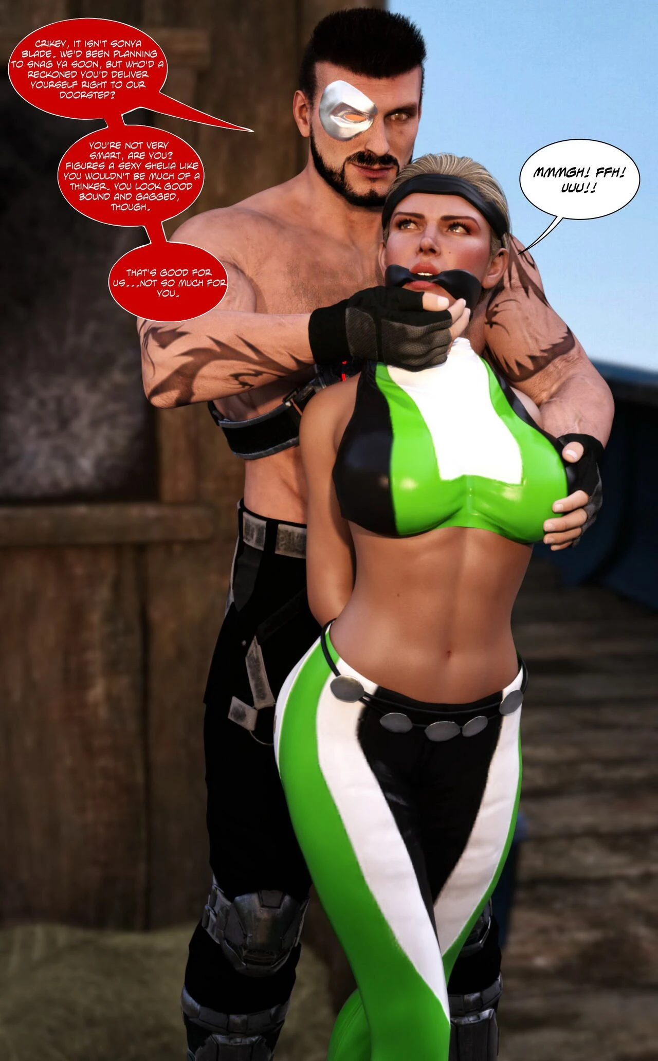 Sonya Blade porn comic picture 5