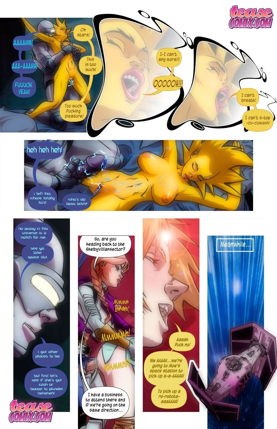 Space Slut 3 porn comic picture 24