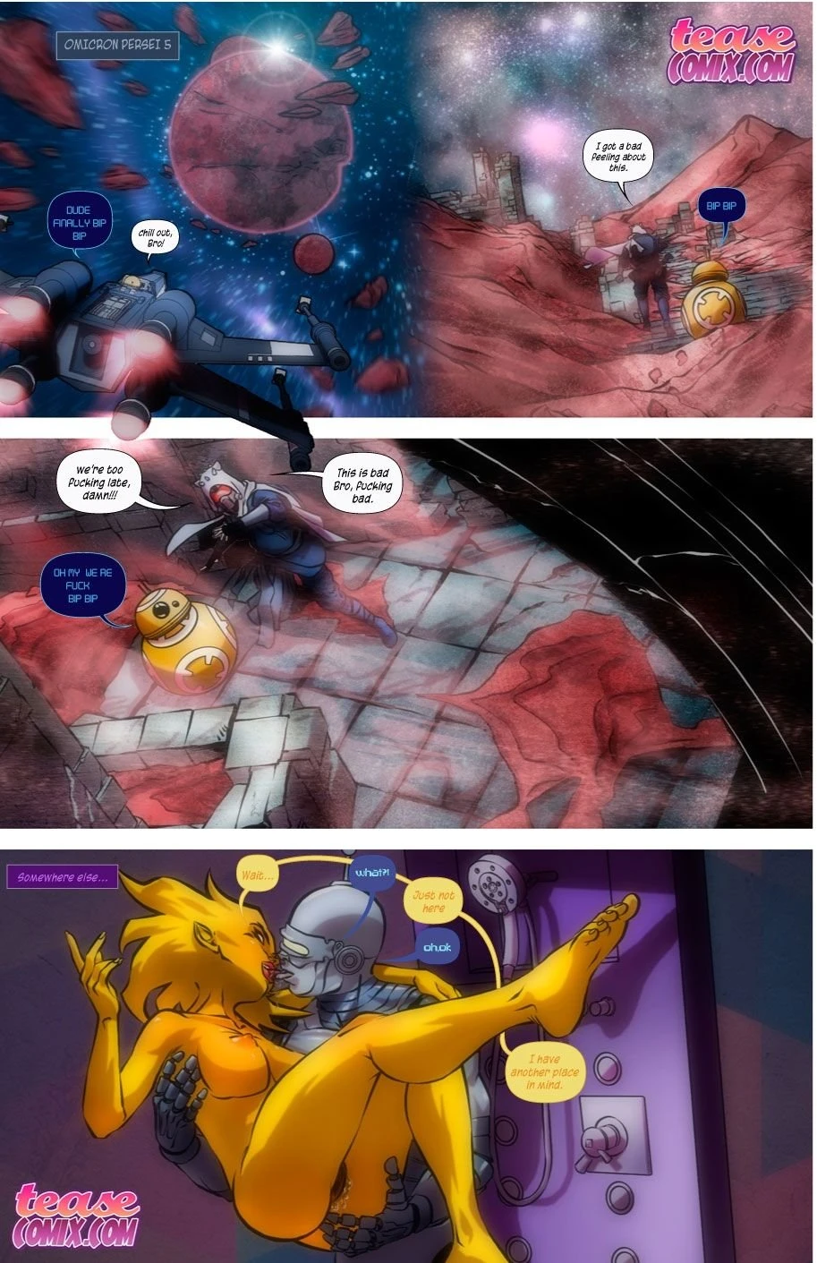 Space Slut 3 porn comic picture 8