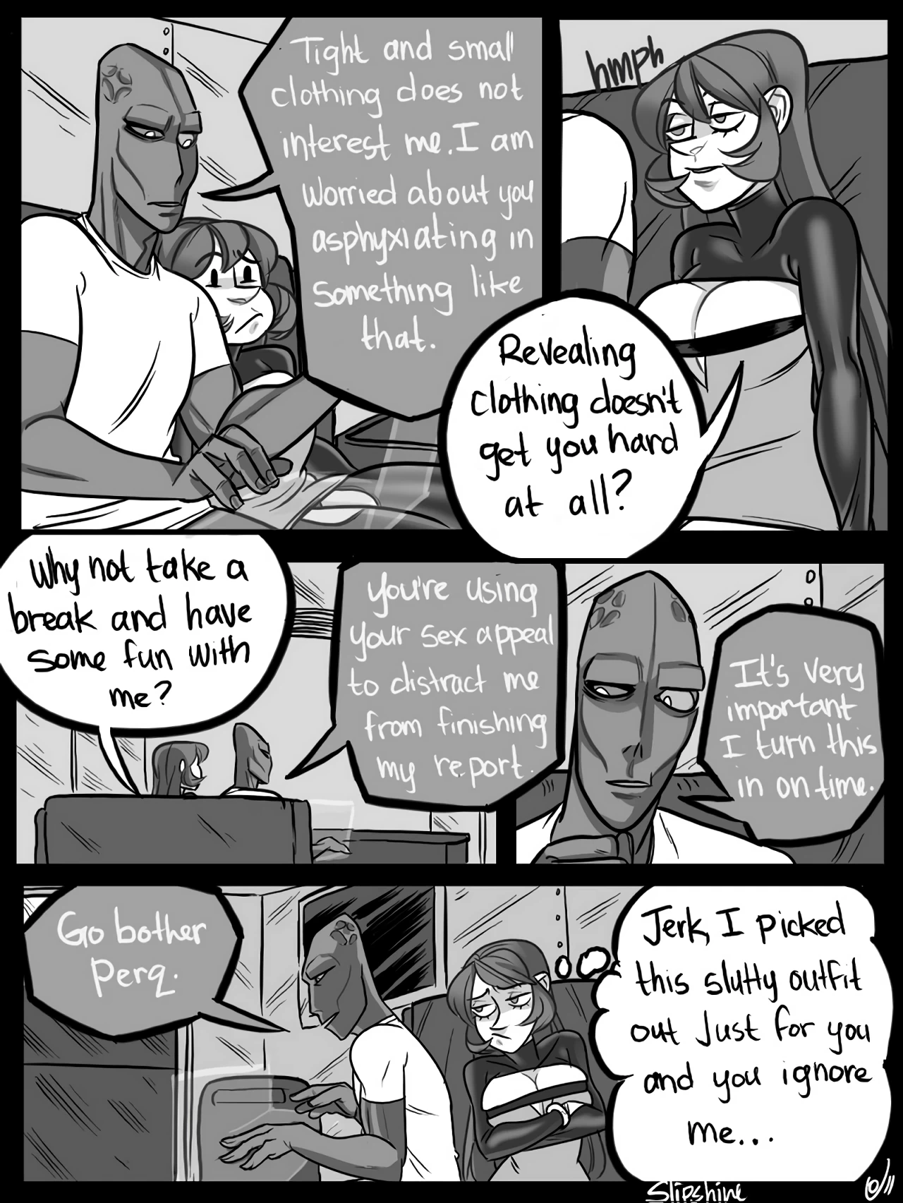 Spacy Lucy 4 porn comic picture 3