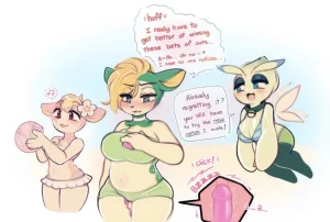 Special Dildo on the beach porn comic picture 1
