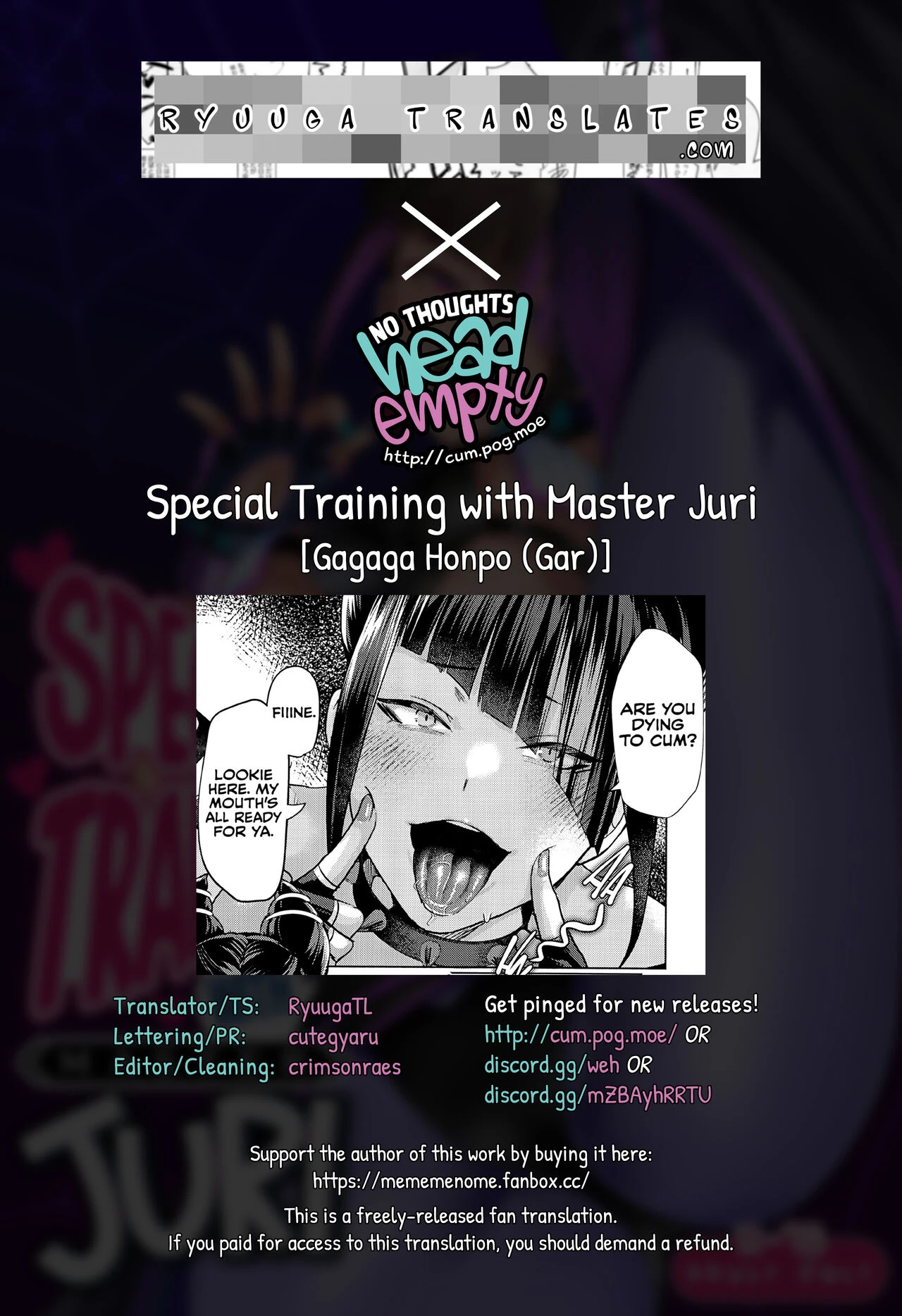 Special Training With Master Juri | Juri Shishou ni Tokkun Shite Morau Hon porn comic picture 25