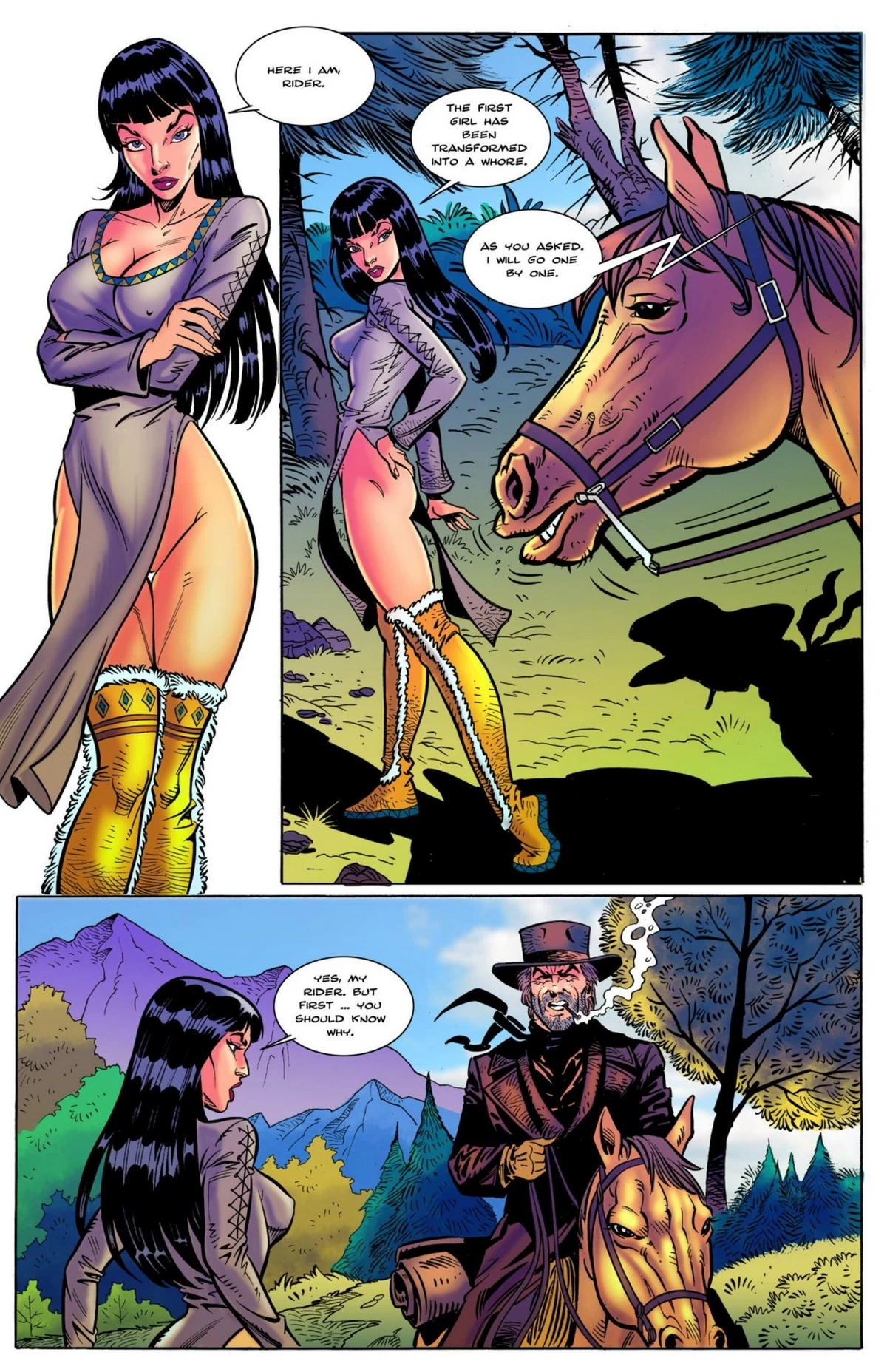 Spell Sioux porn comic picture 14