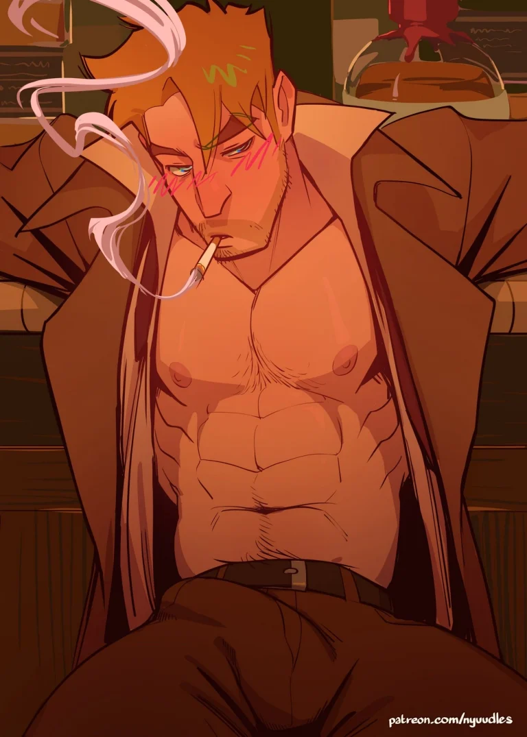 Spellbound: A John Constantine x King Shark porn comic picture 2