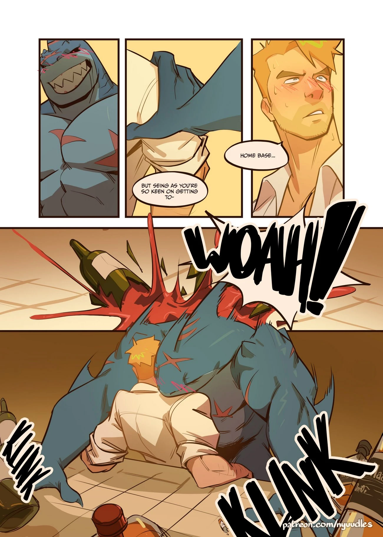 Spellbound: A John Constantine x King Shark porn comic picture 5
