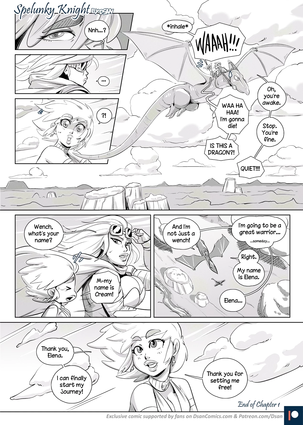 Spelunky Knight porn comic picture 14