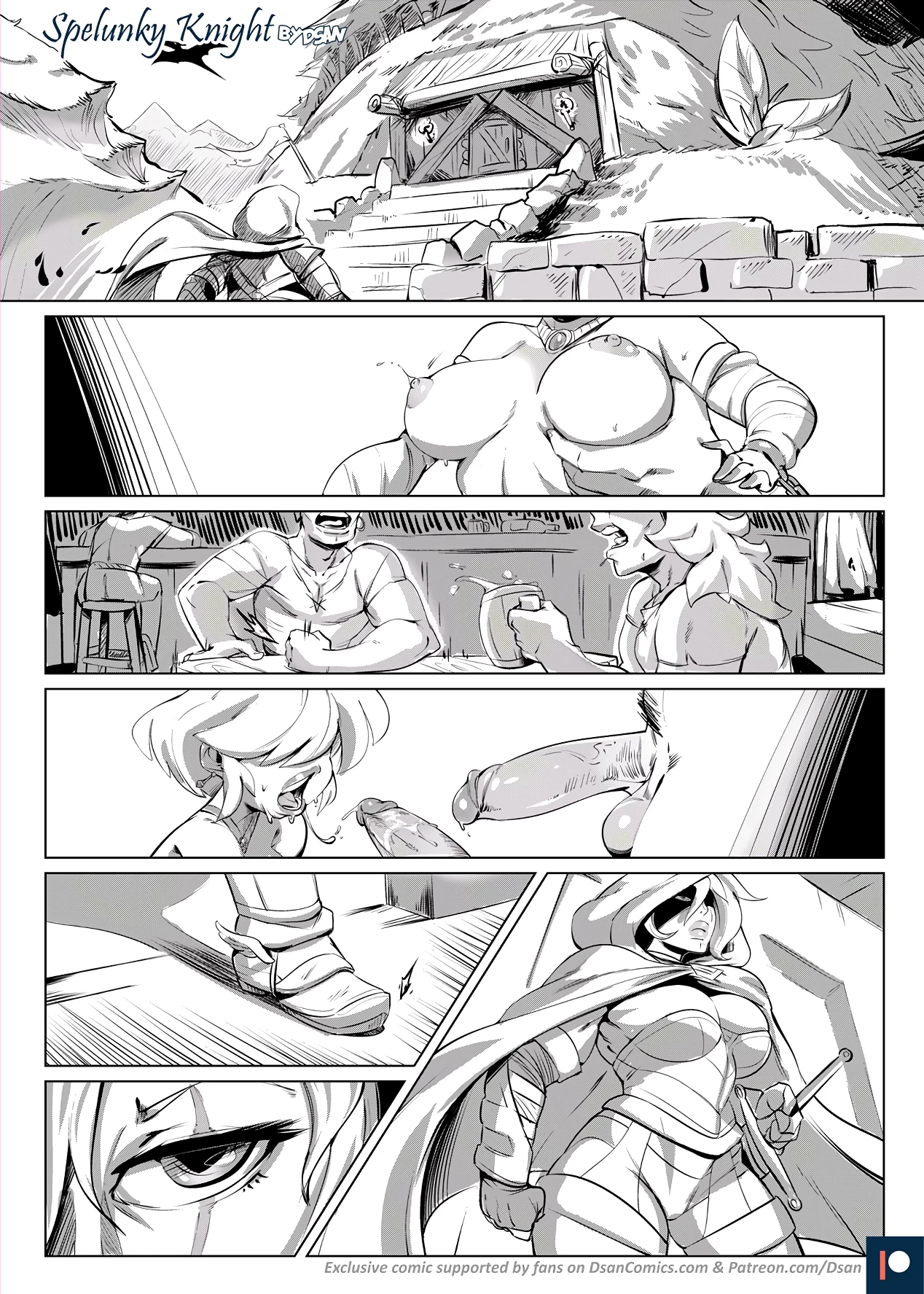 Spelunky Knight porn comic picture 2