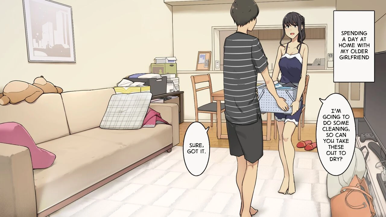 Spending a Day Trying to Provoke My Older Girlfriend Who Never Gets Angry porn comic picture 1