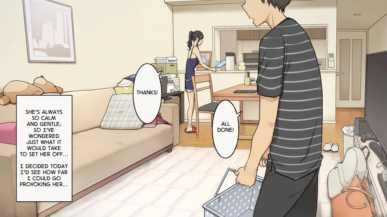 Spending a Day Trying to Provoke My Older Girlfriend Who Never Gets Angry porn comic picture 2