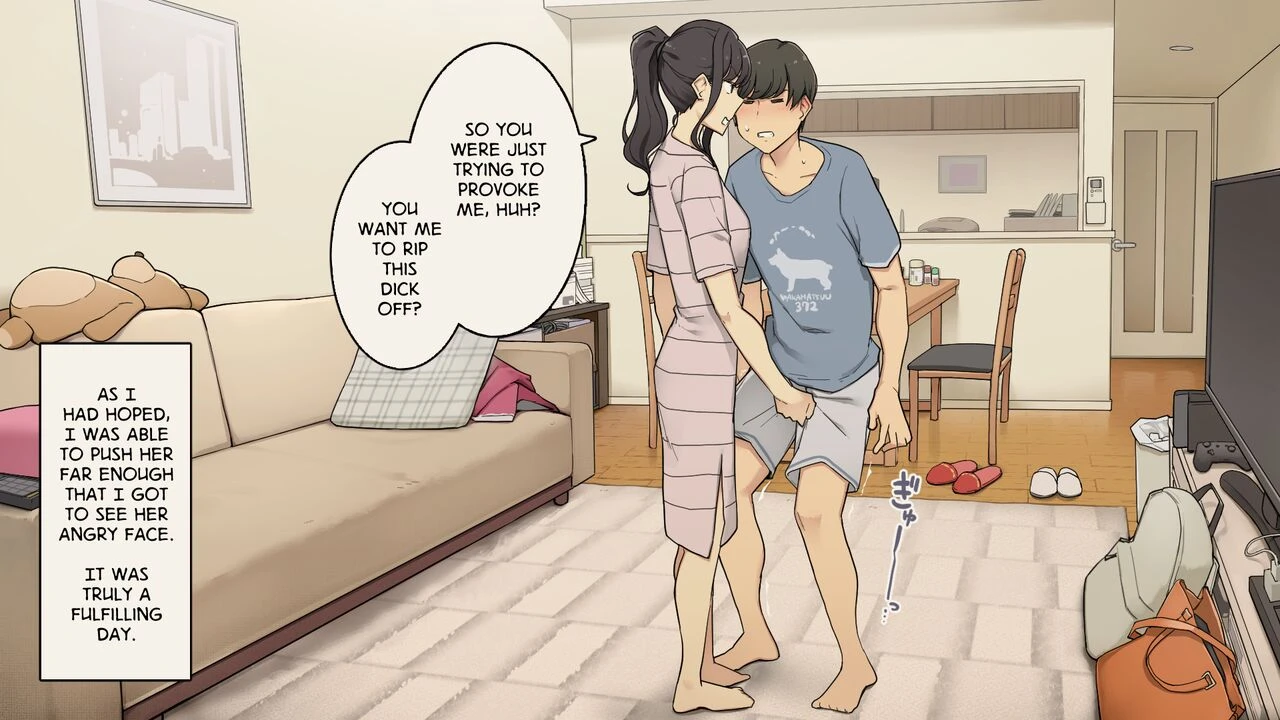 Spending a Day Trying to Provoke My Older Girlfriend Who Never Gets Angry porn comic picture 25