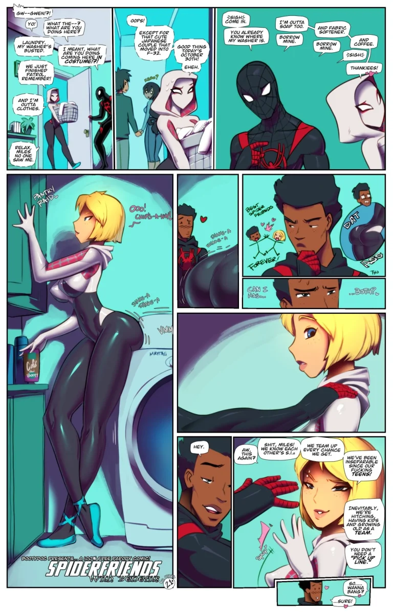 Spider Friends With Benefits [Complete] porn comic picture 1