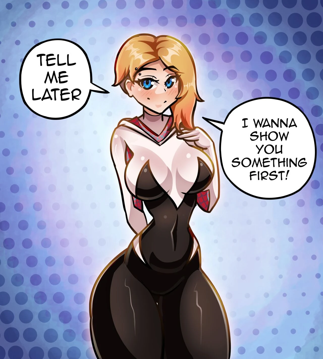 Spider Gwen fucks the Spiderverse porn comic picture 7