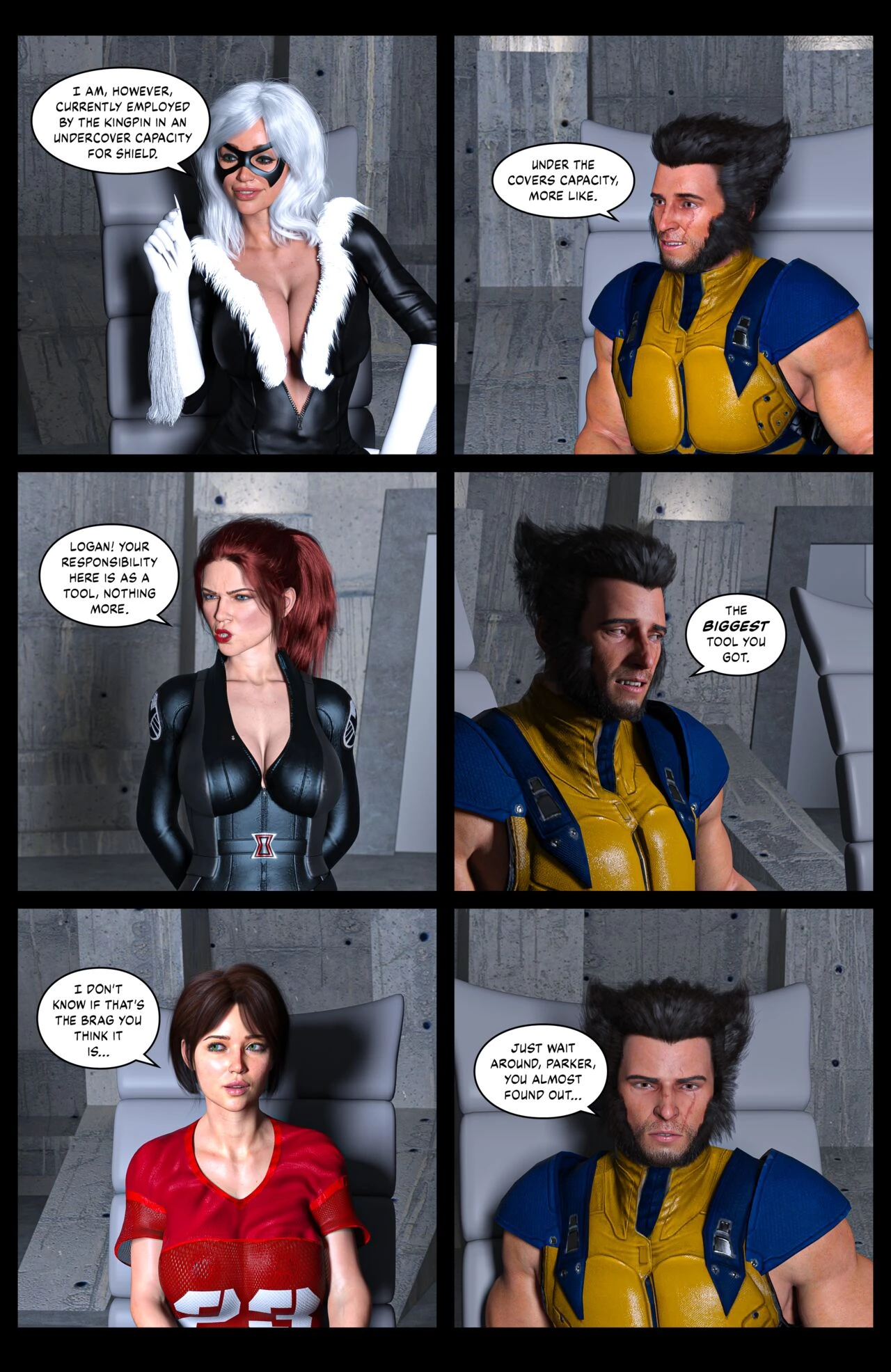 Spider-Man: Cats and Claws 3 porn comic picture 22