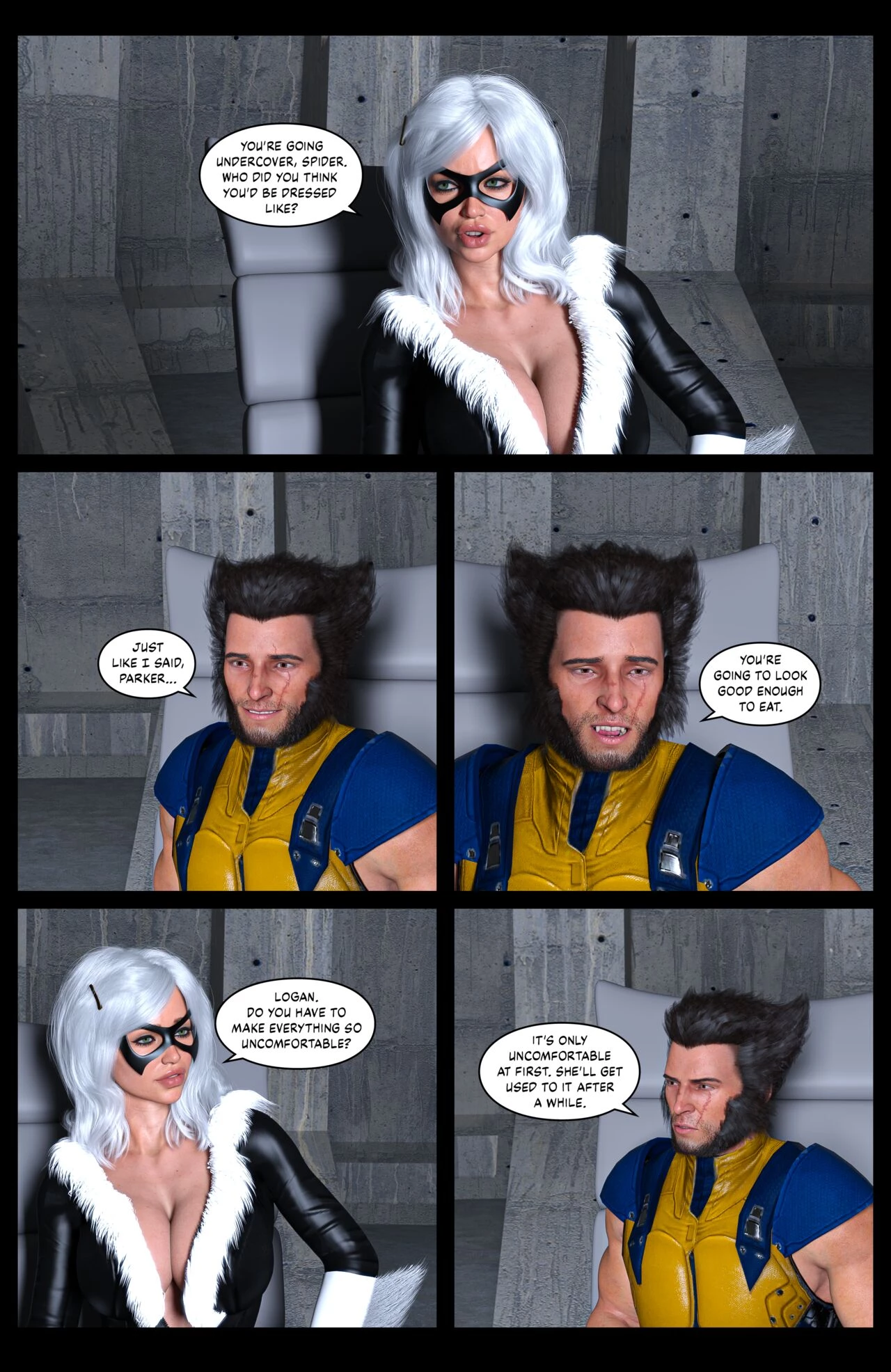 Spider-Man: Cats and Claws 3 porn comic picture 30