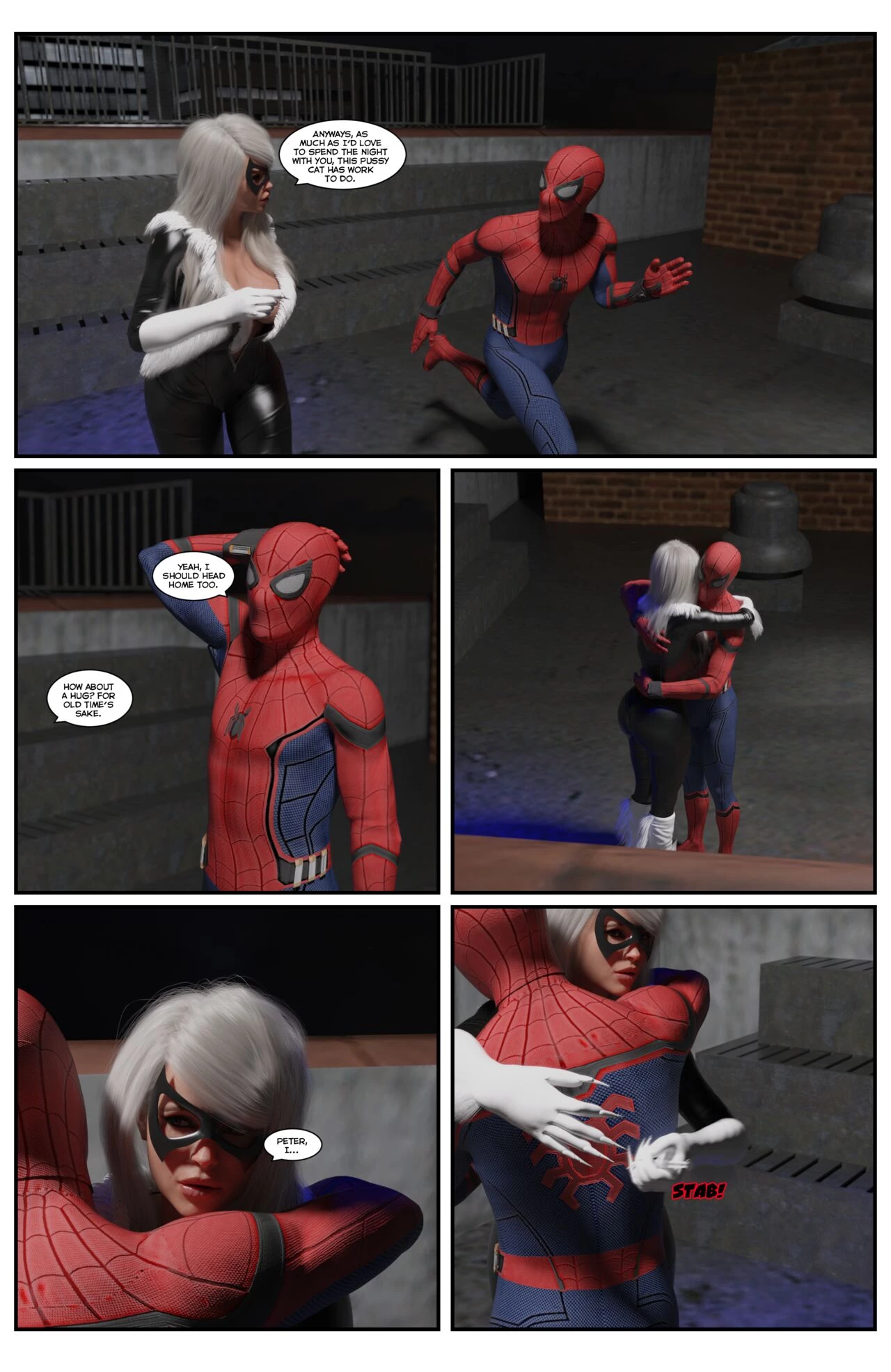 Spider-Man: Cats and Claws porn comic picture 12