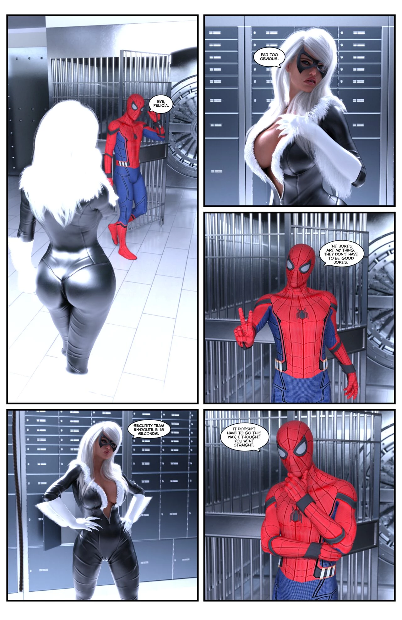 Spider-Man: Cats and Claws porn comic picture 6