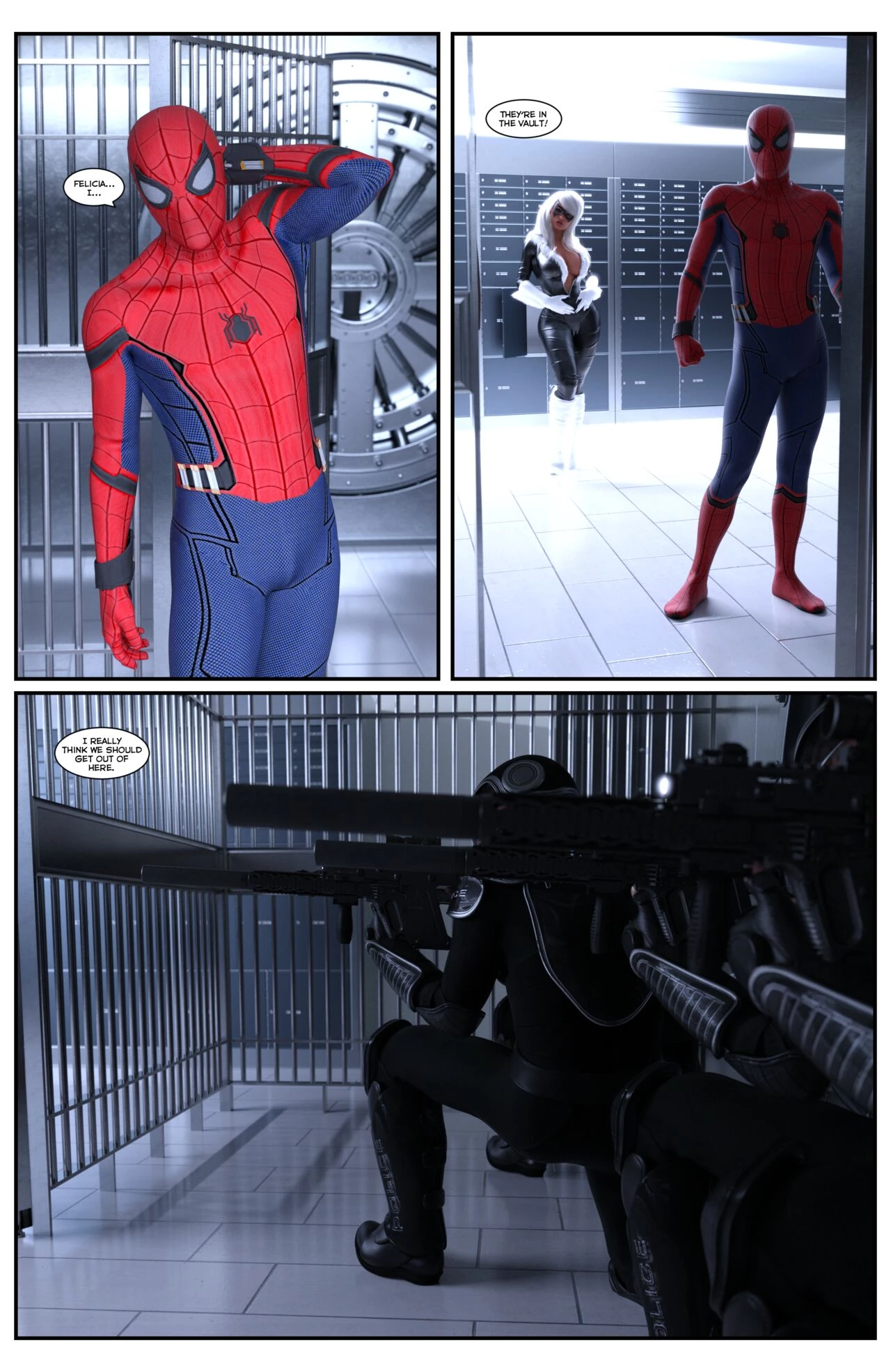 Spider-Man: Cats and Claws porn comic picture 8