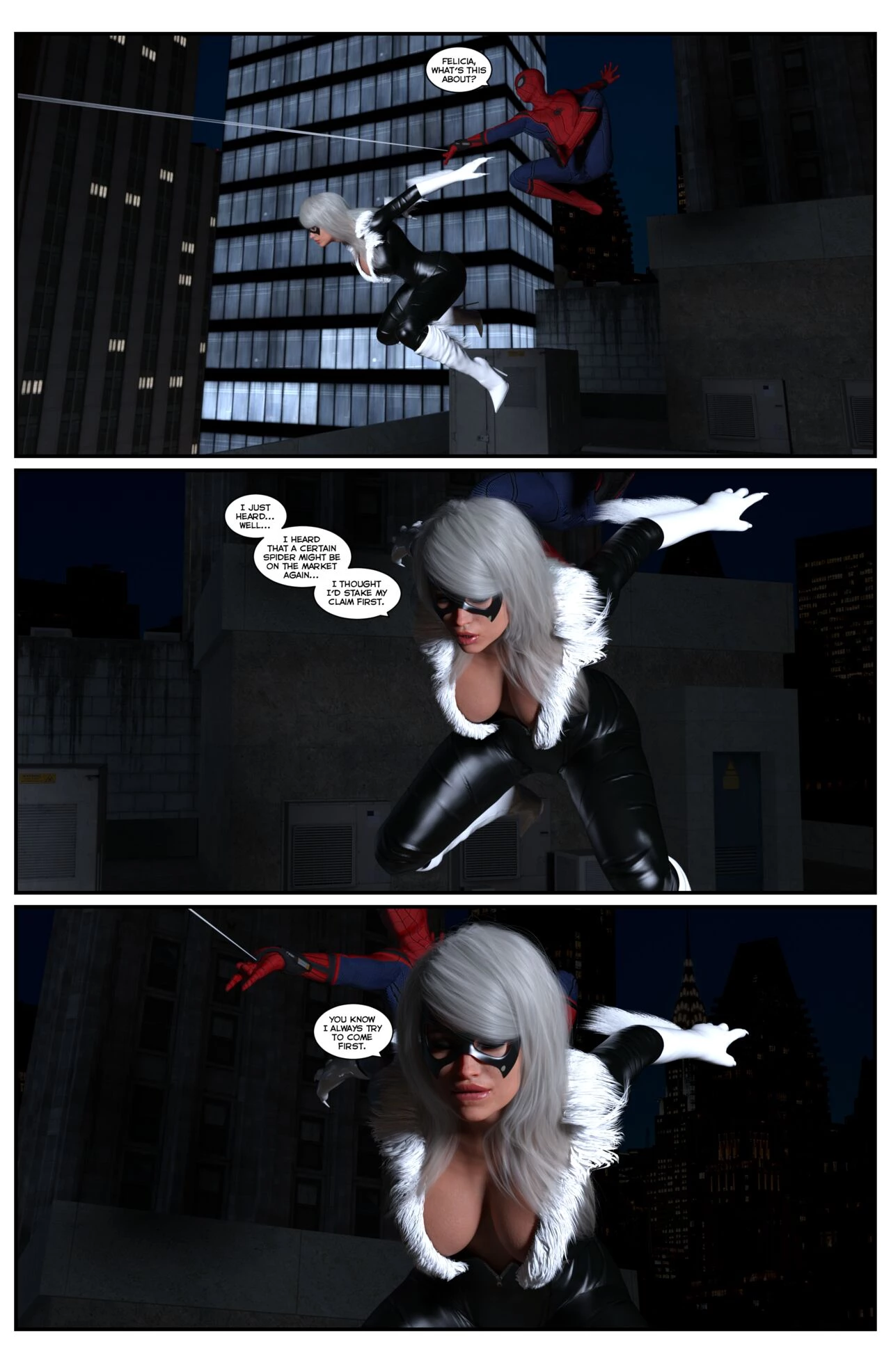 Spider-Man: Cats and Claws porn comic picture 9