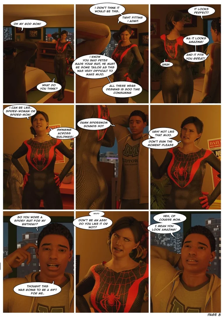 Spider-Mom 2 porn comic picture 9