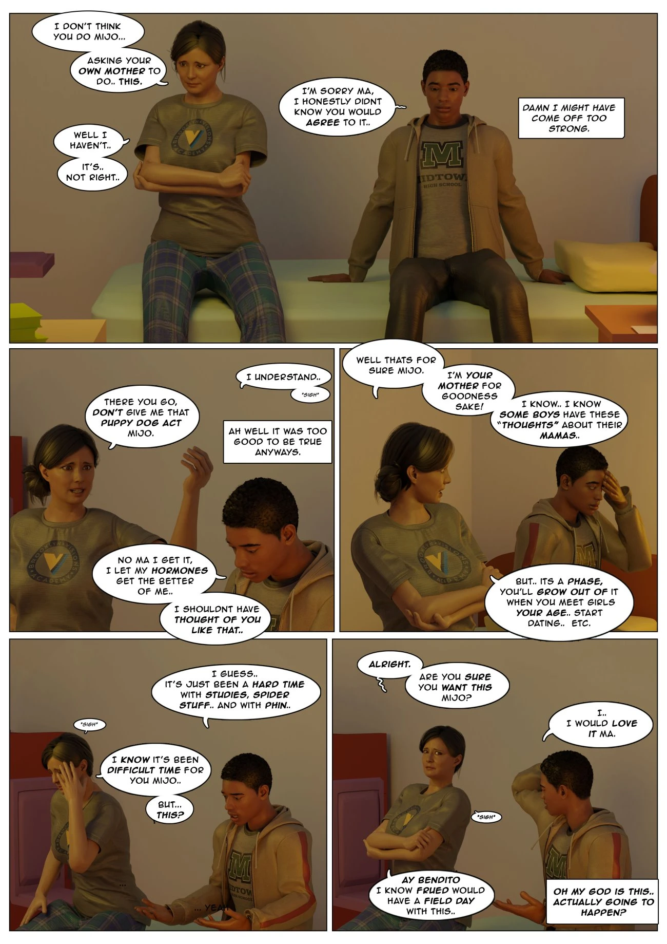 Spider-Mom porn comic picture 3